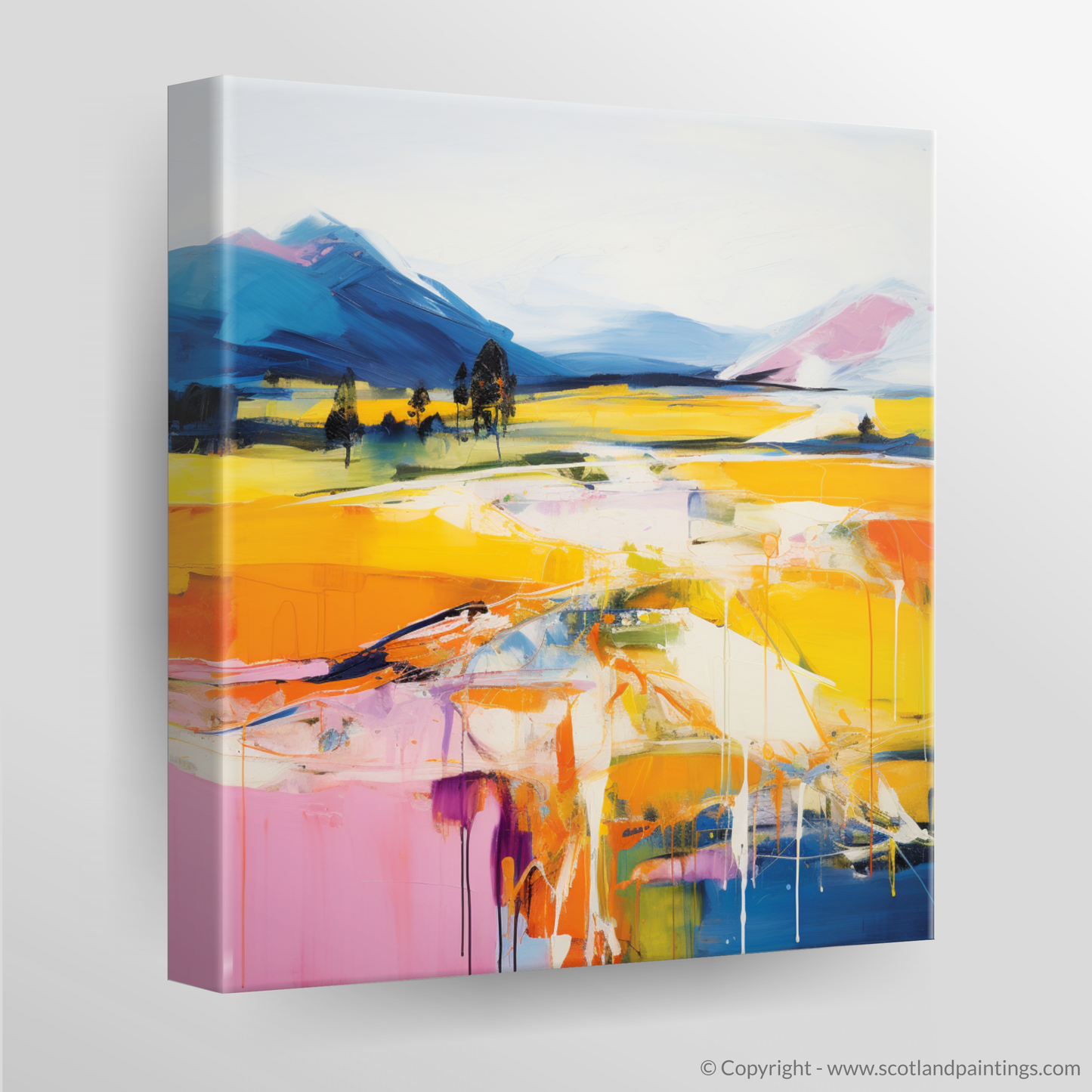 Canvas Print of Glenlivet, Moray in summer