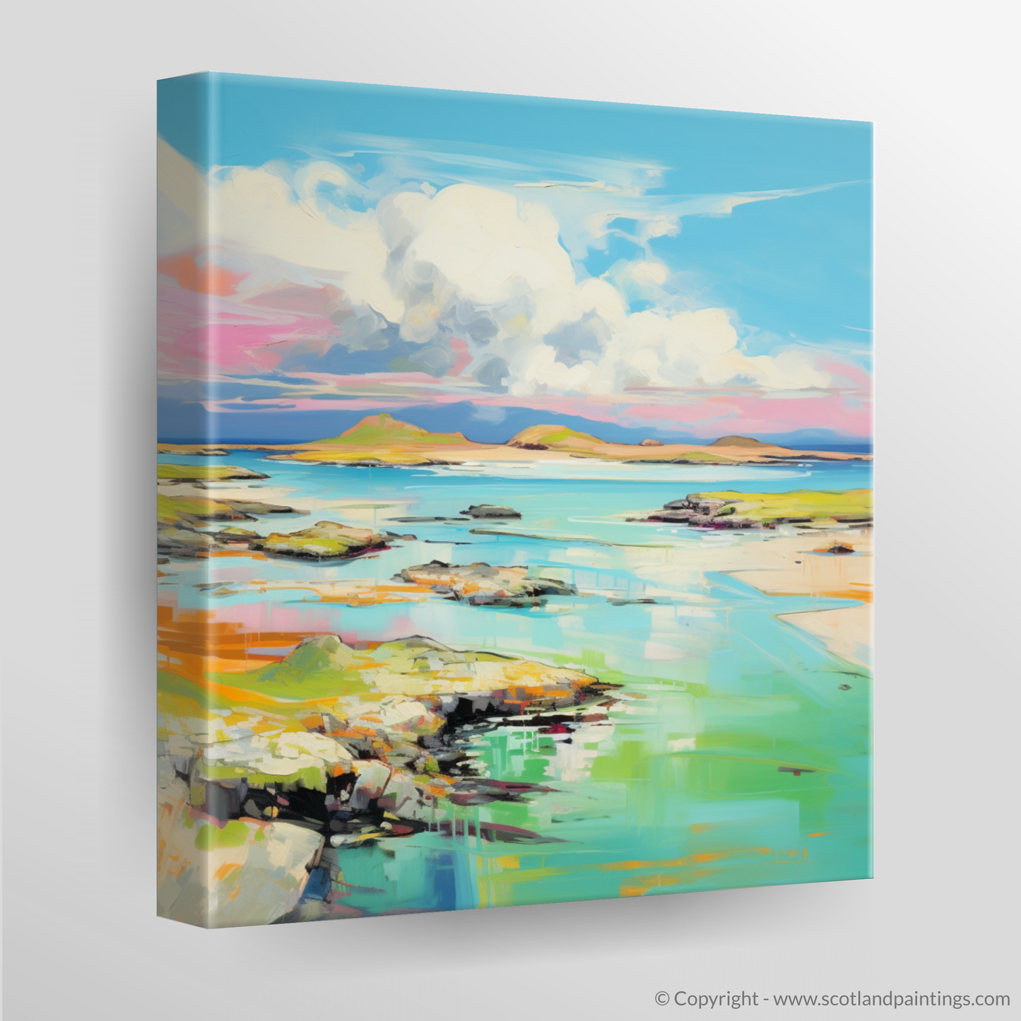 Canvas Print of Isle of Jura, Inner Hebrides in summer