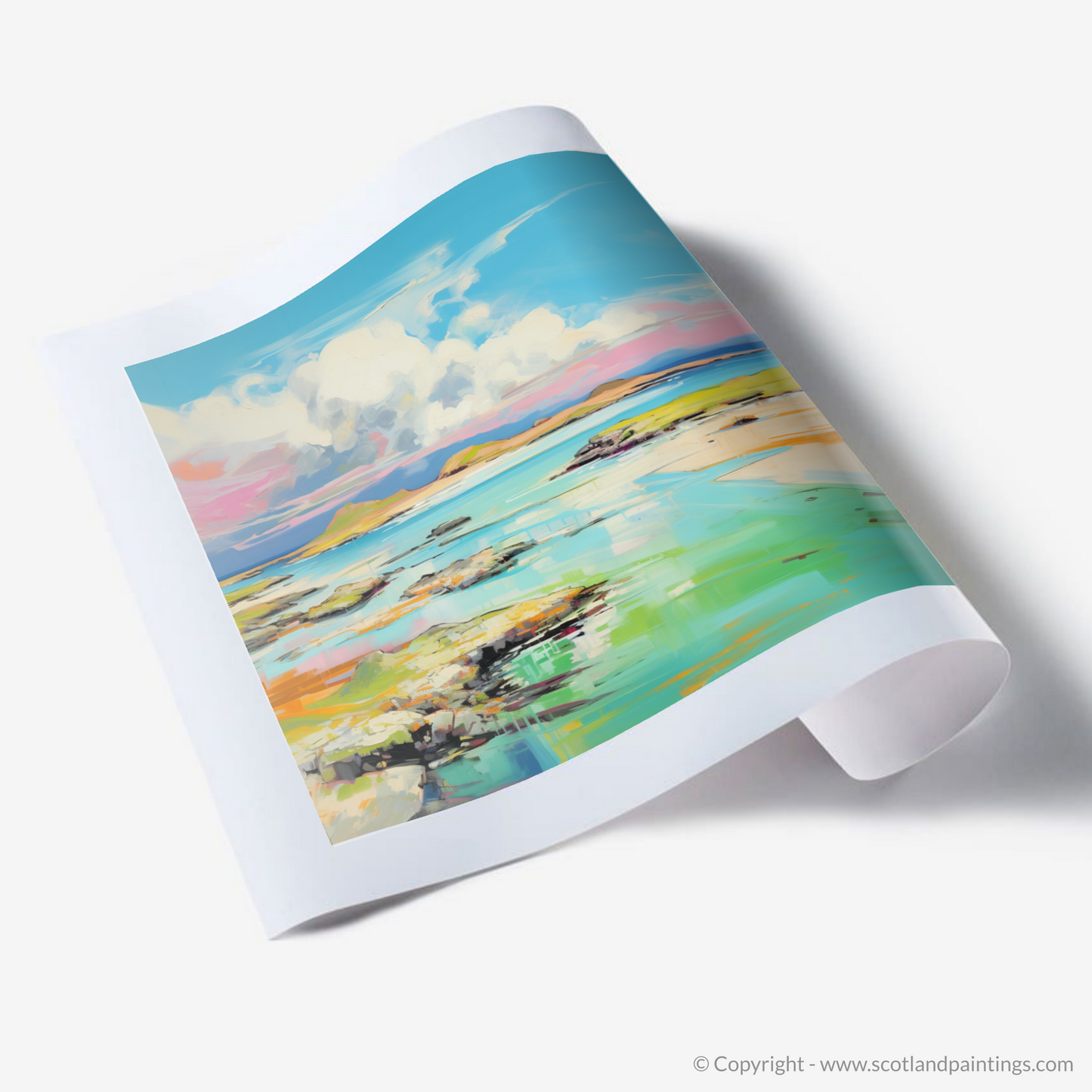 Art Print of Isle of Jura, Inner Hebrides in summer