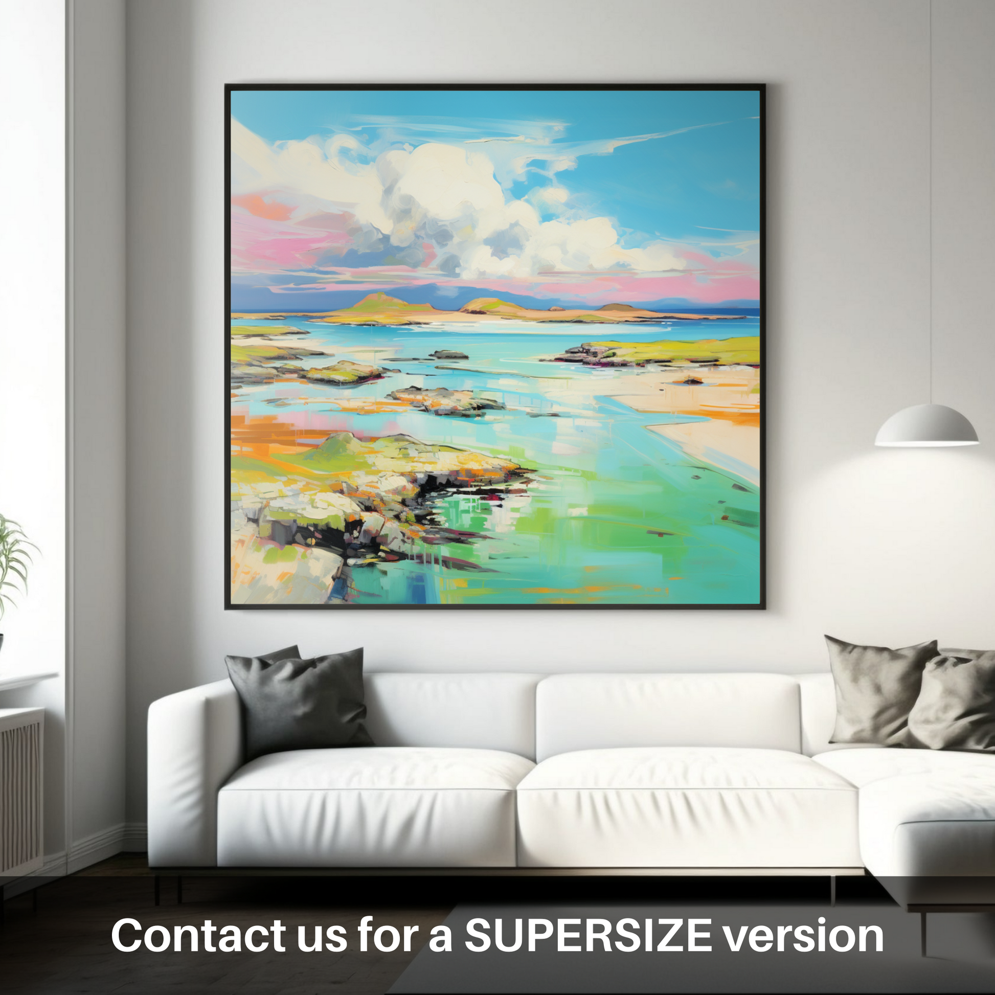 Huge supersize print of Isle of Jura, Inner Hebrides in summer