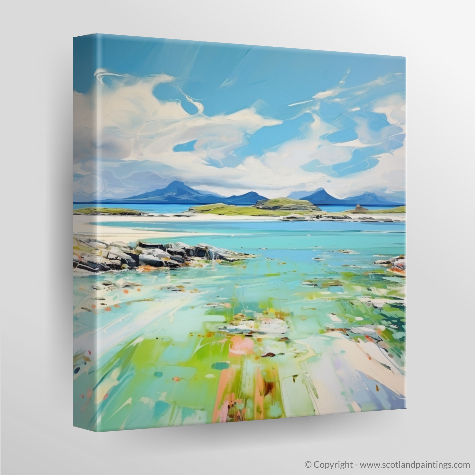 Canvas Print of Isle of Jura, Inner Hebrides in summer