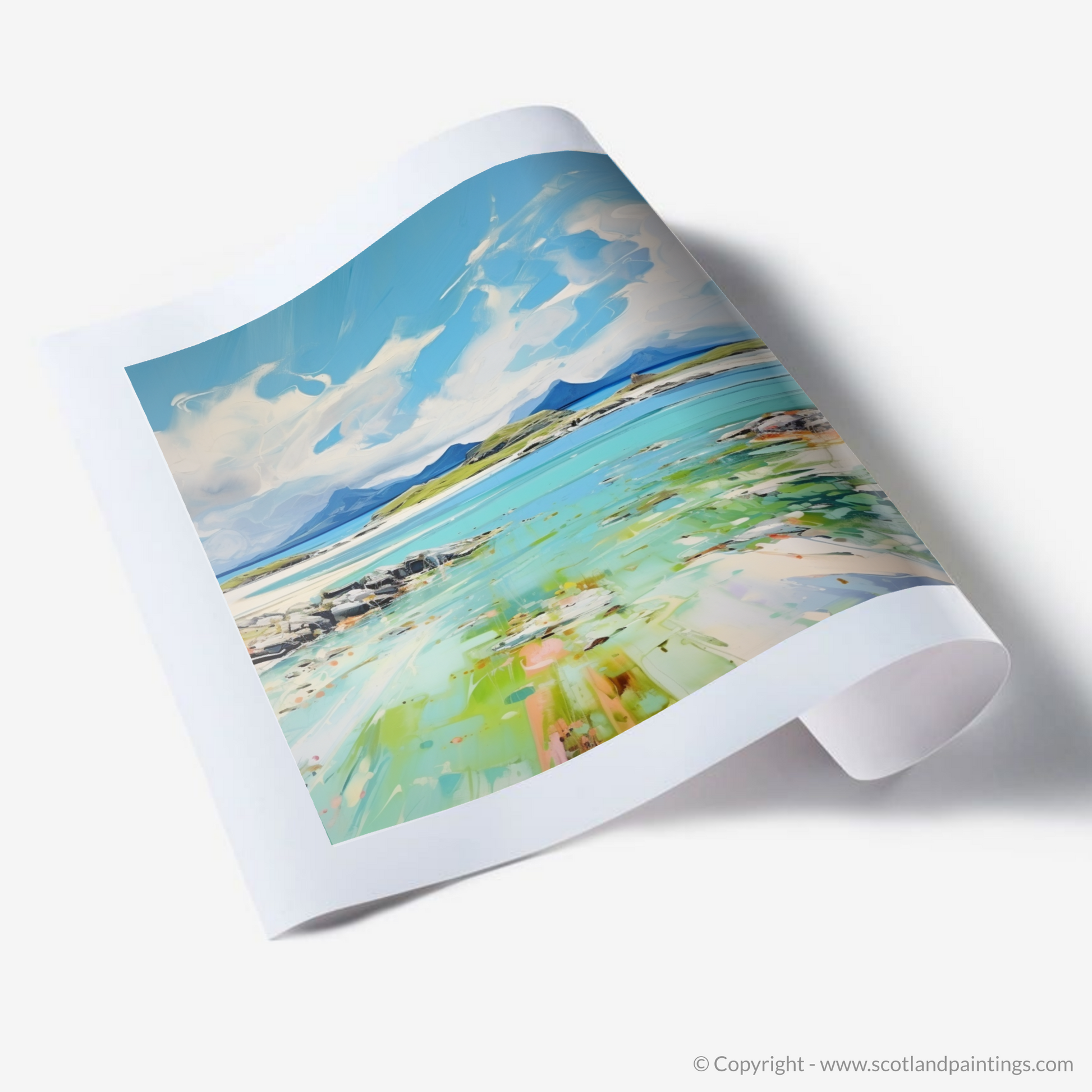 Art Print of Isle of Jura, Inner Hebrides in summer