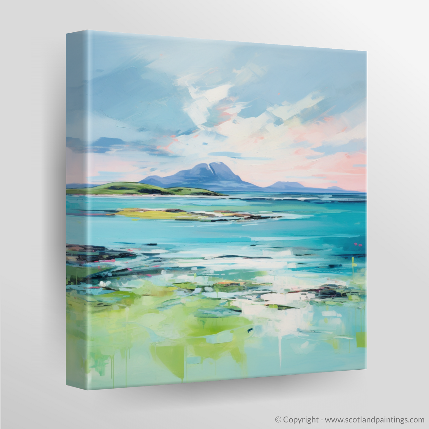 Canvas Print of Isle of Jura, Inner Hebrides in summer