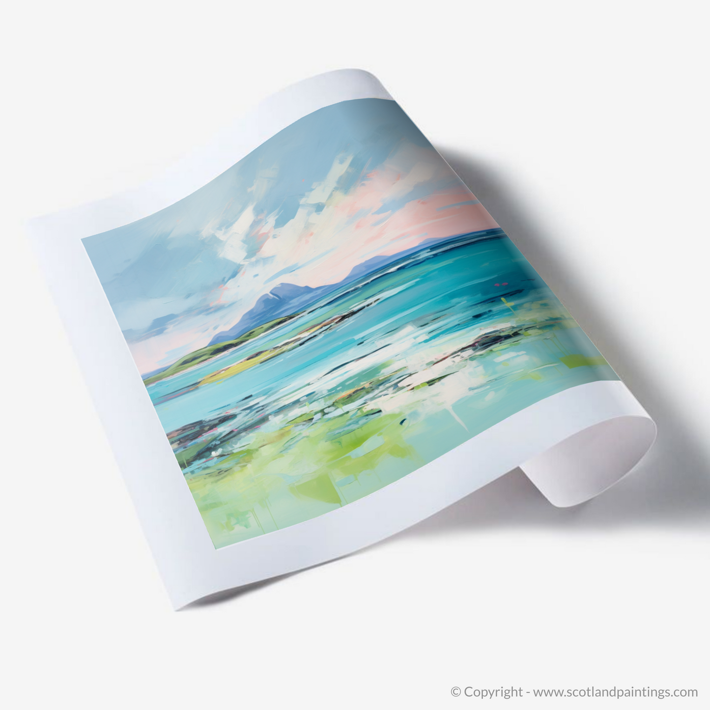 Art Print of Isle of Jura, Inner Hebrides in summer