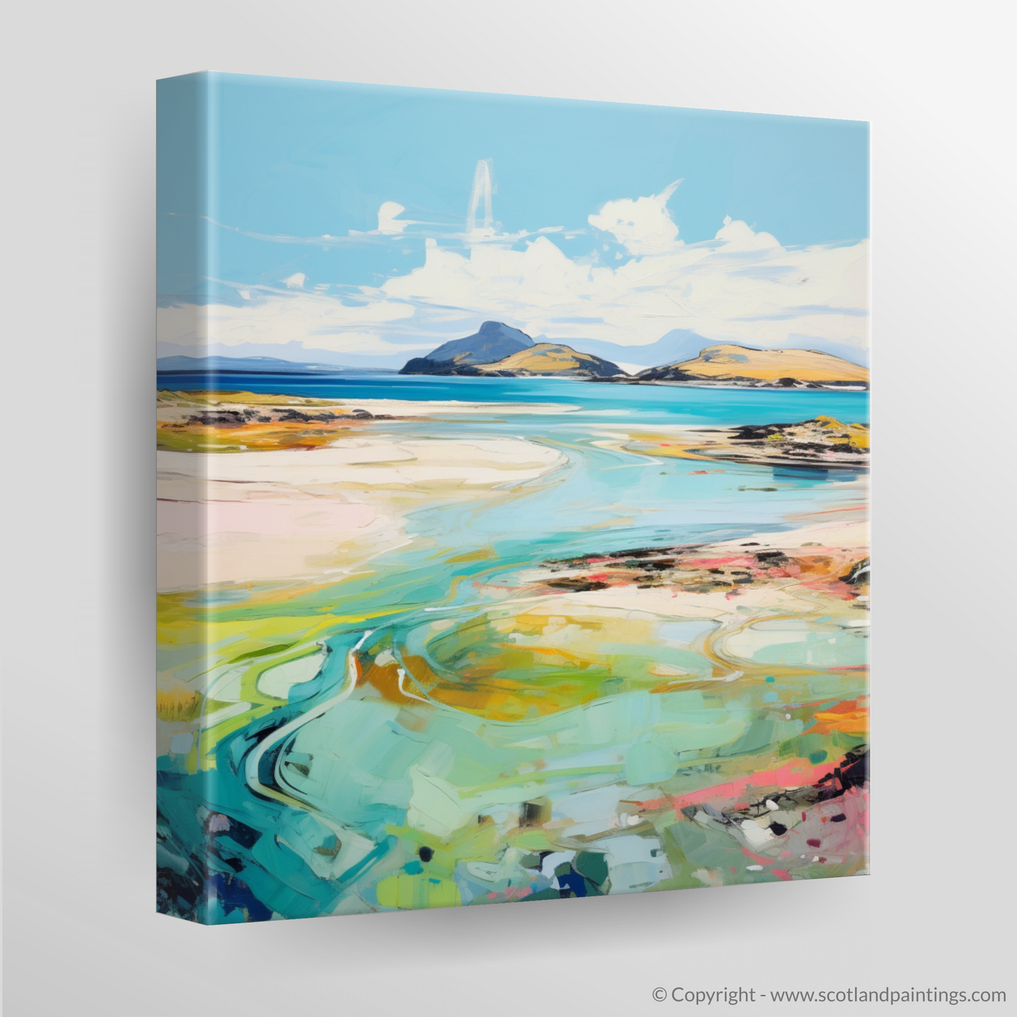 Canvas Print of Isle of Jura, Inner Hebrides in summer