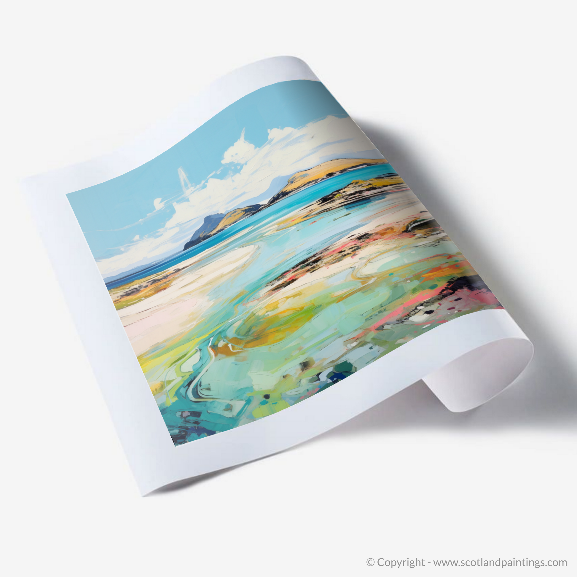 Art Print of Isle of Jura, Inner Hebrides in summer