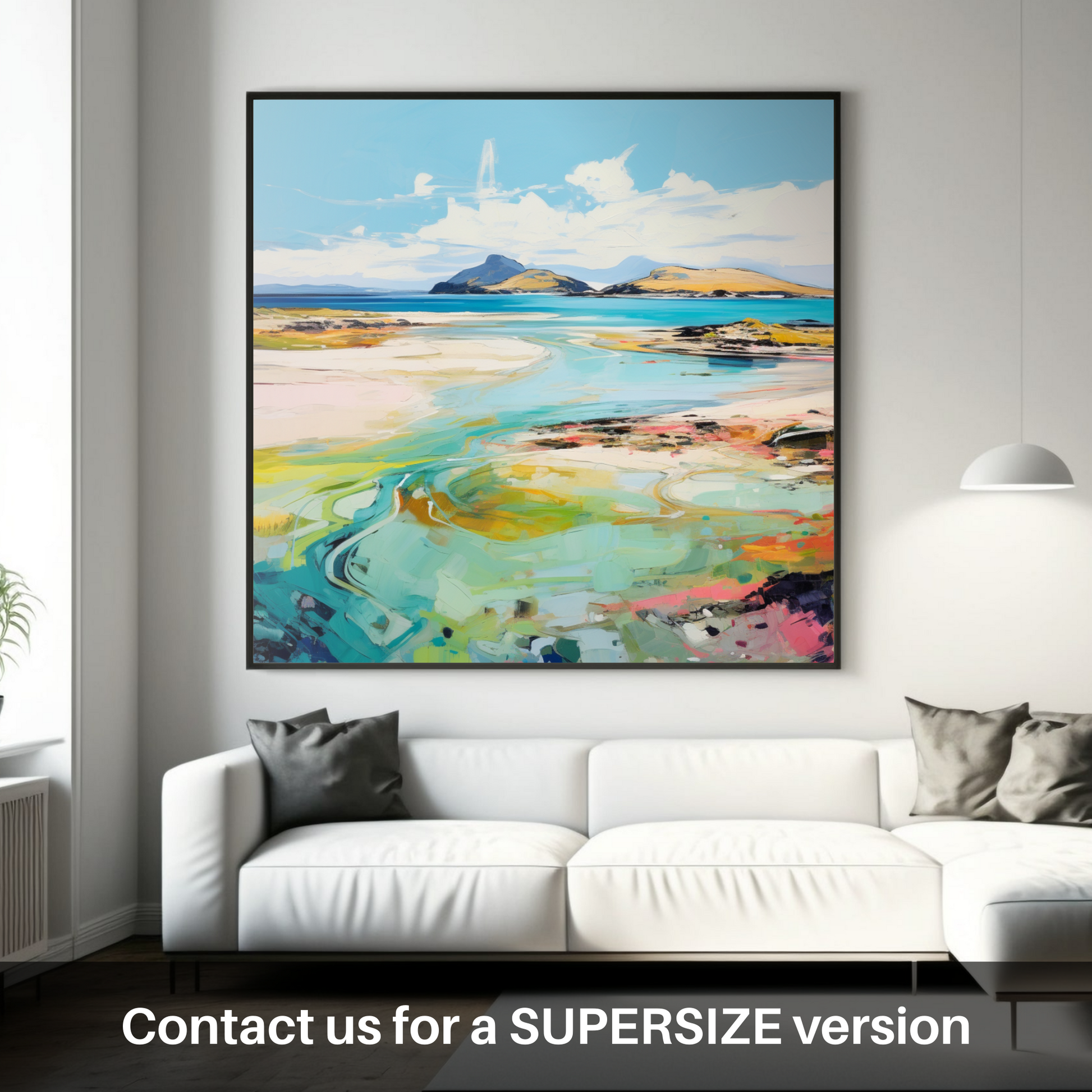 Huge supersize print of Isle of Jura, Inner Hebrides in summer