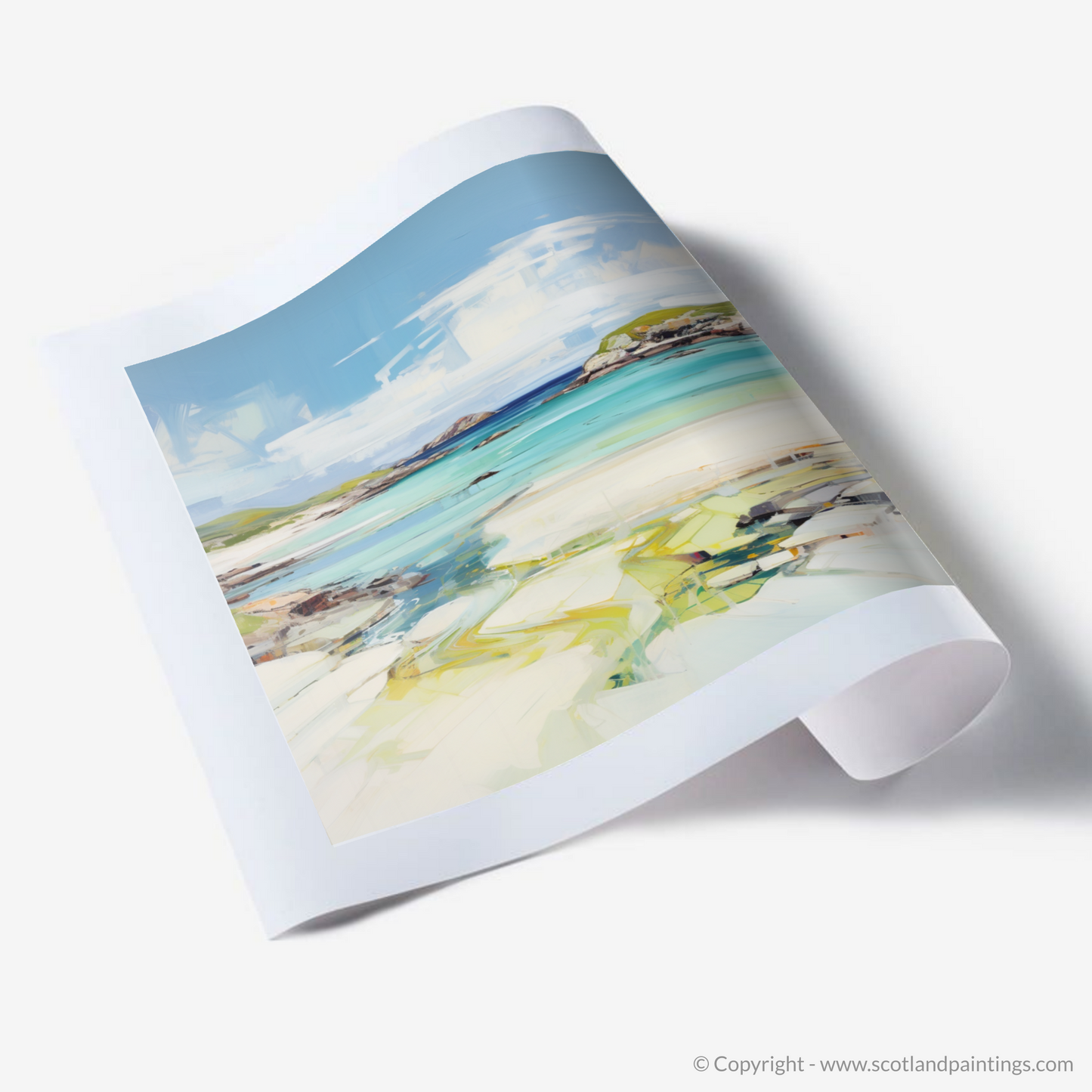 Art Print of Isle of Barra, Outer Hebrides in summer