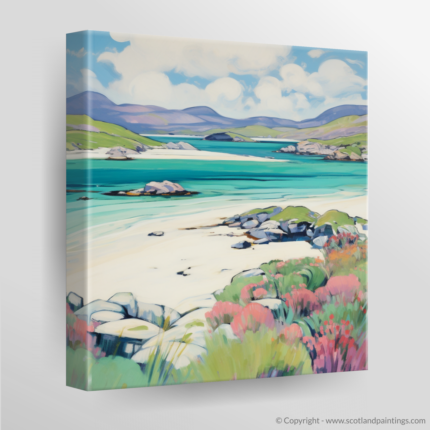 Canvas Print of Isle of Harris, Outer Hebrides in summer