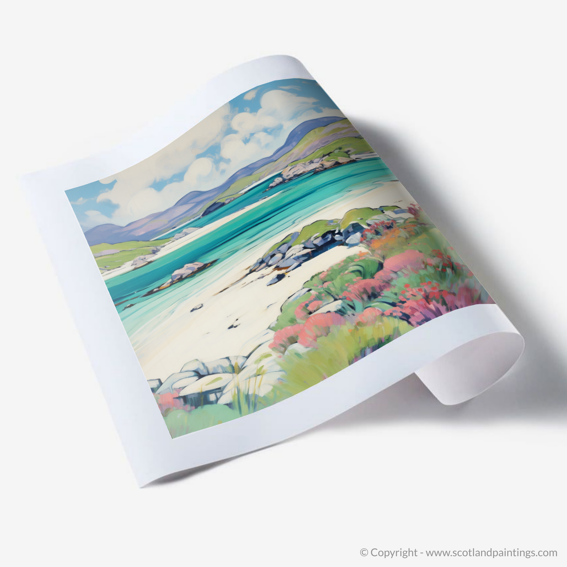 Art Print of Isle of Harris, Outer Hebrides in summer