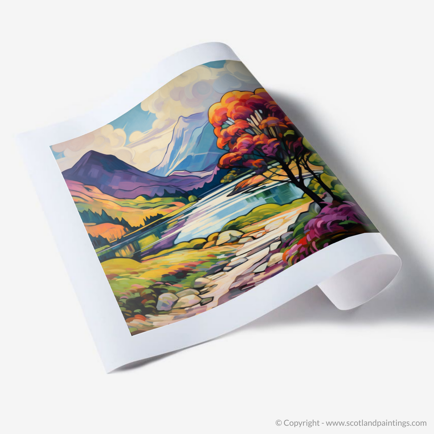 Art Print of Glenfinnan, Highlands in summer