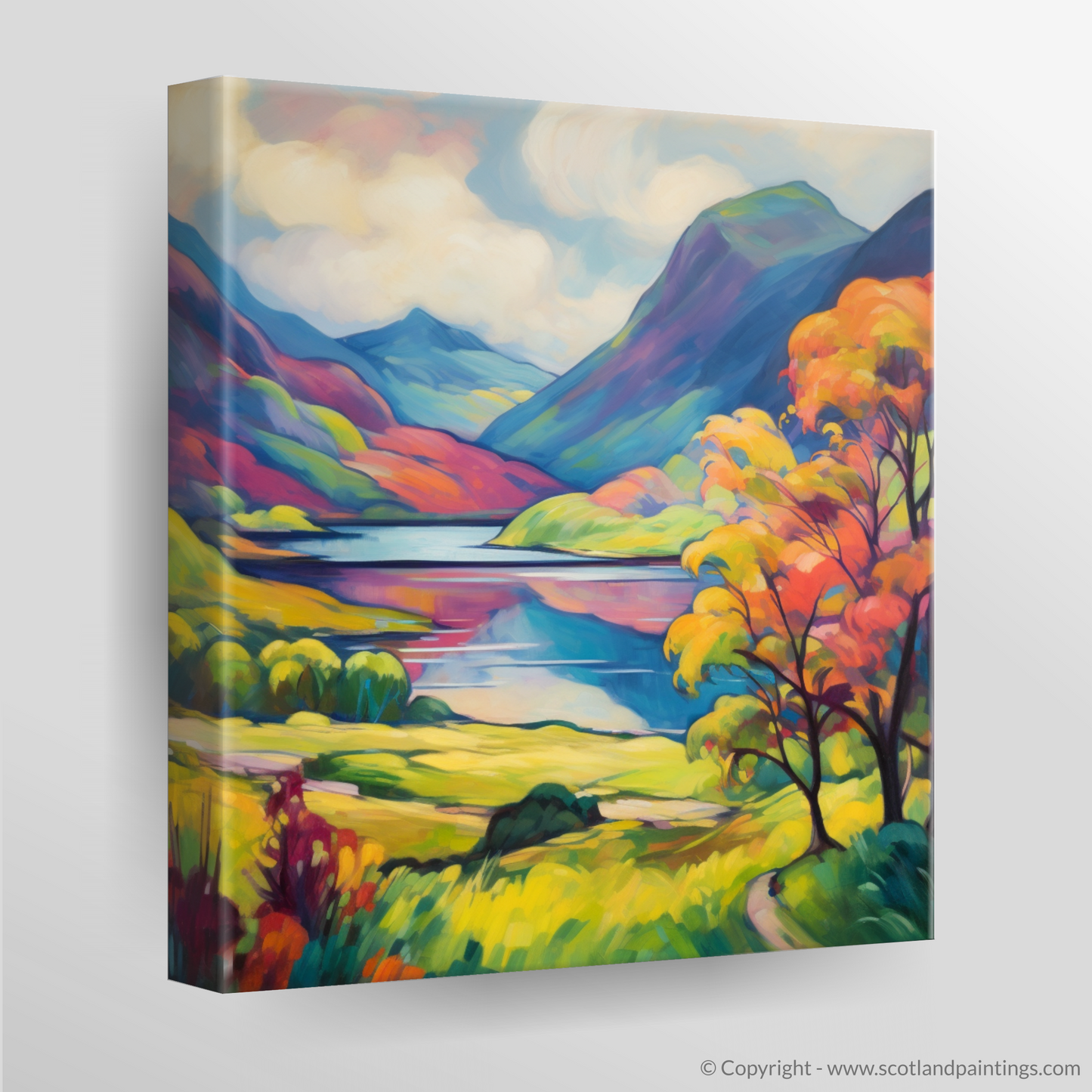 Canvas Print of Glenfinnan, Highlands in summer