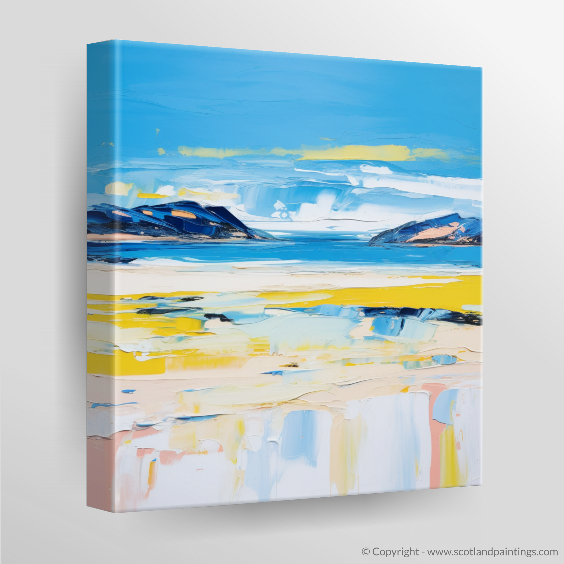 Canvas Print of Durness Beach, Sutherland in summer