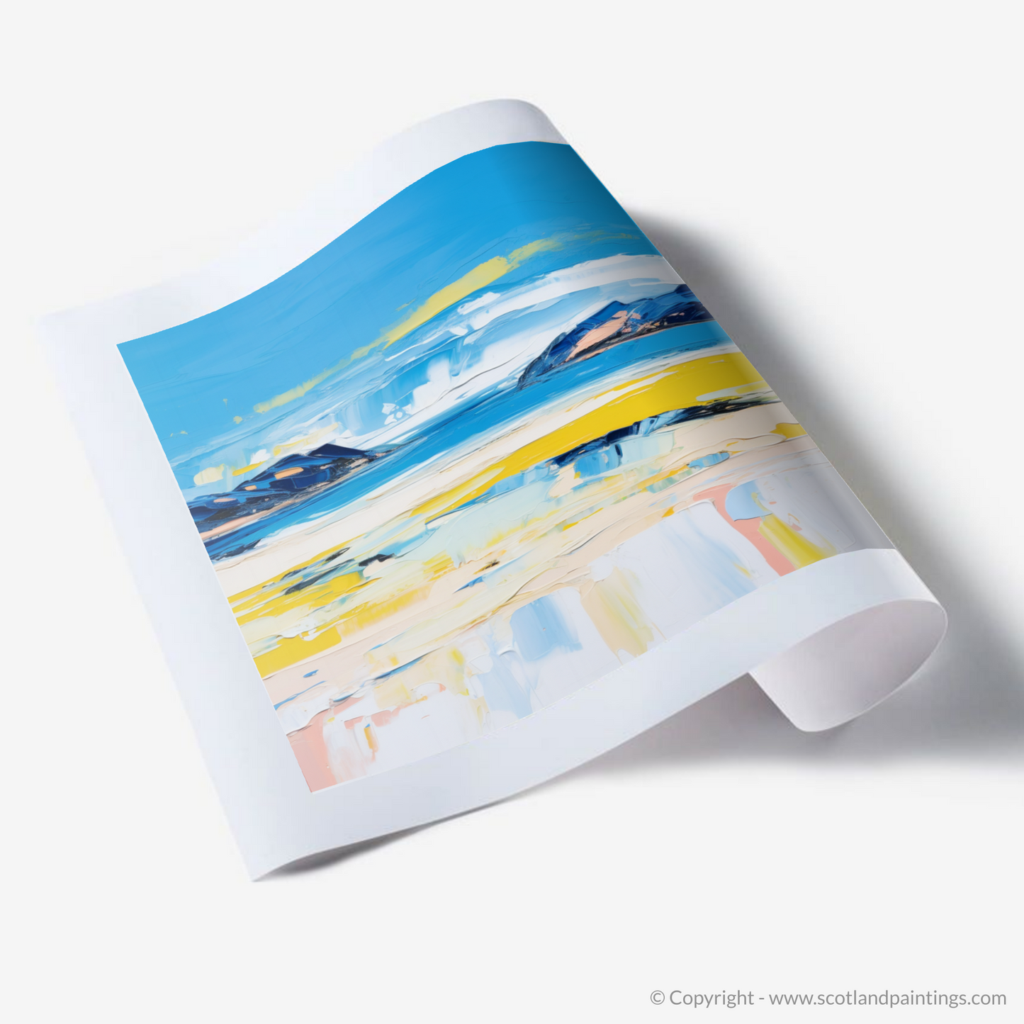 Art Print of Durness Beach, Sutherland in summer