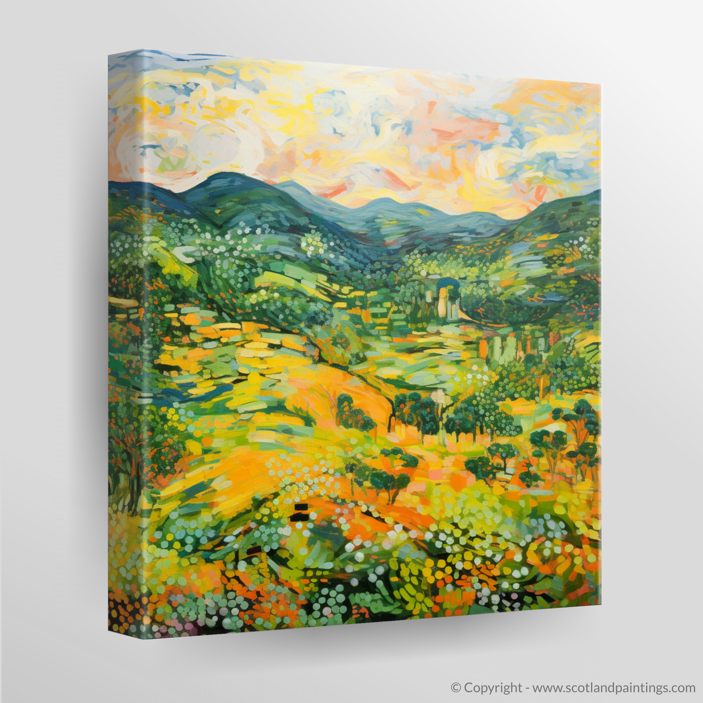 Canvas Print of Glen Garry, Highlands in summer