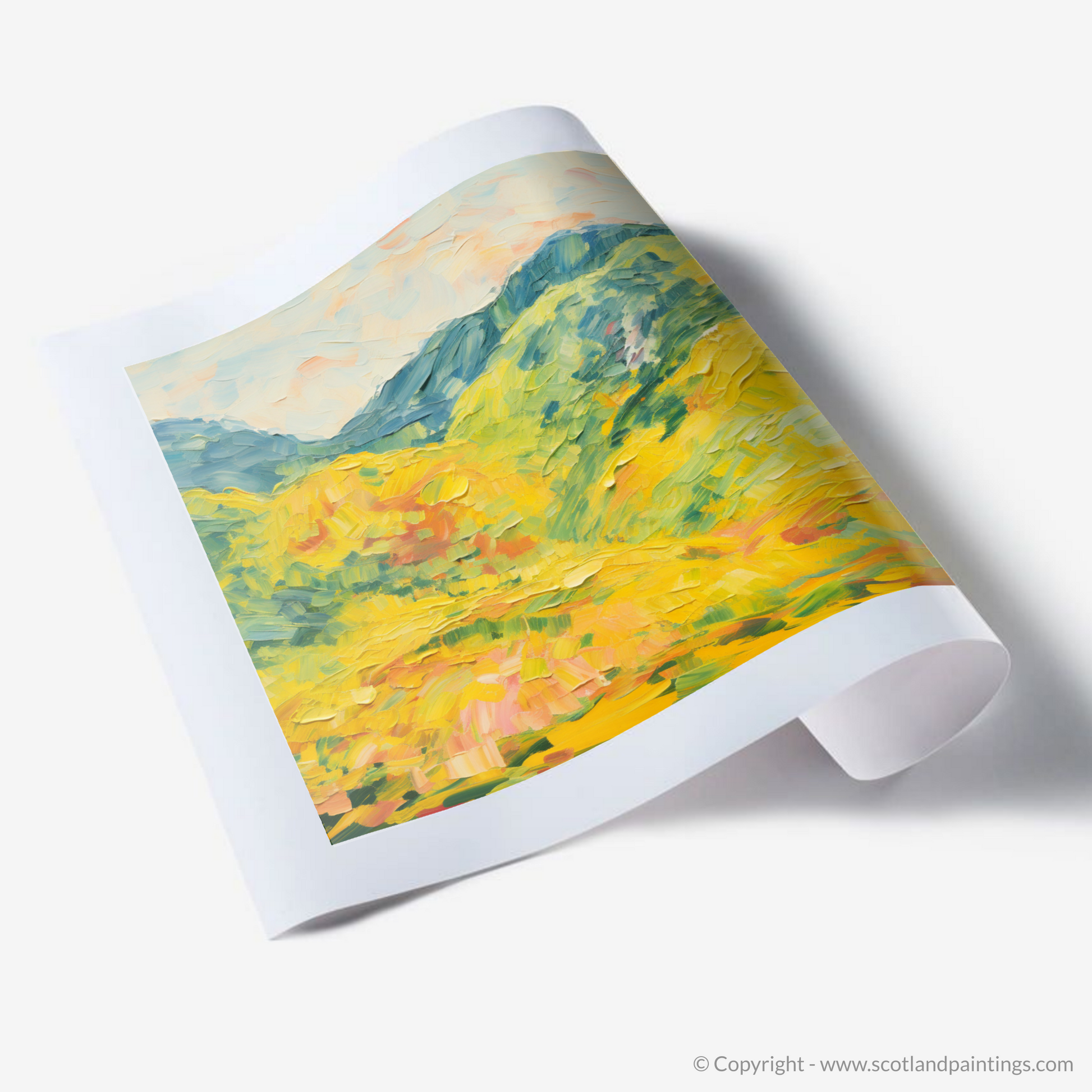 Art Print of Glen Garry, Highlands in summer