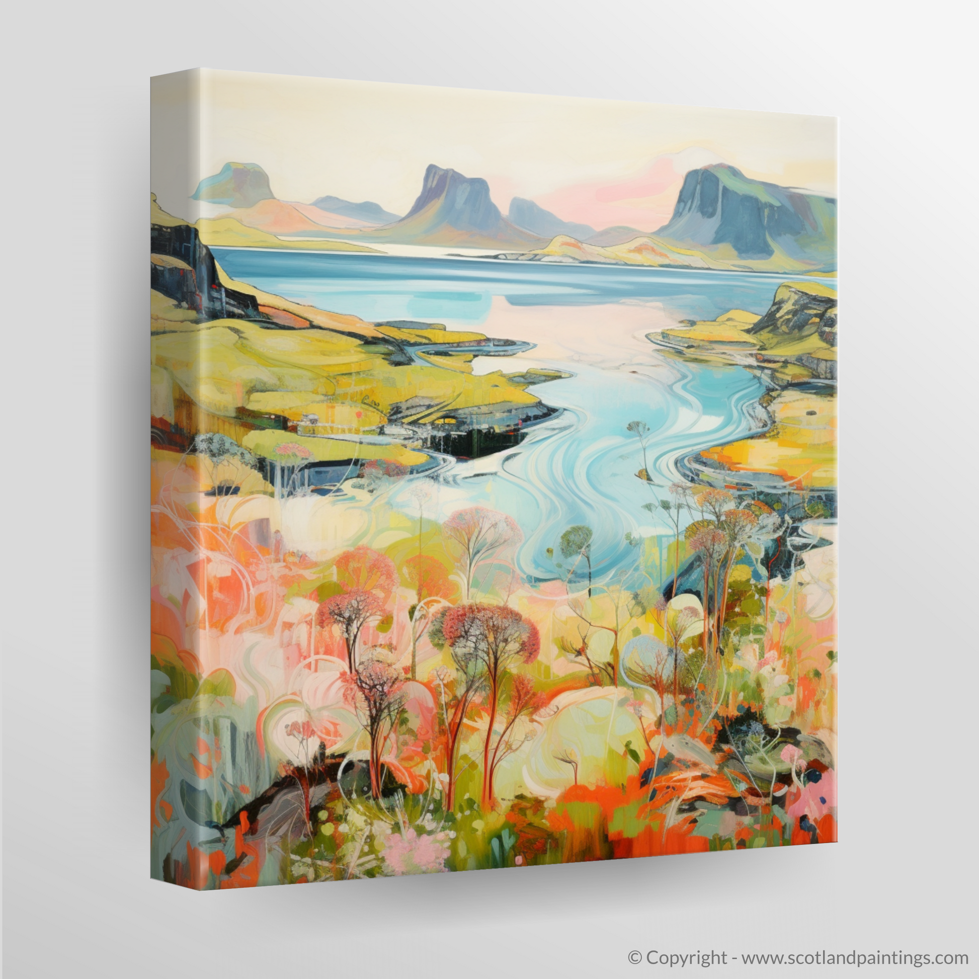 Canvas Print of Isle of Skye, Inner Hebrides in summer