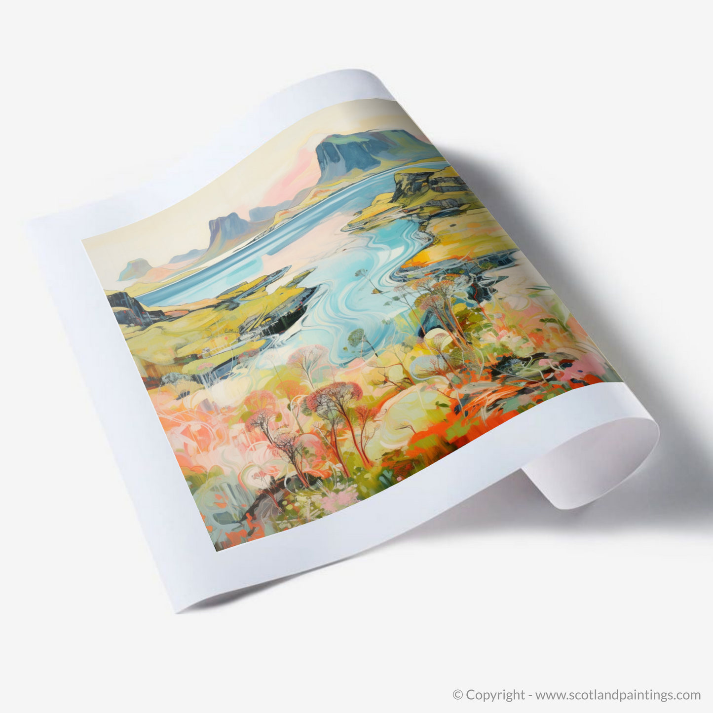 Art Print of Isle of Skye, Inner Hebrides in summer