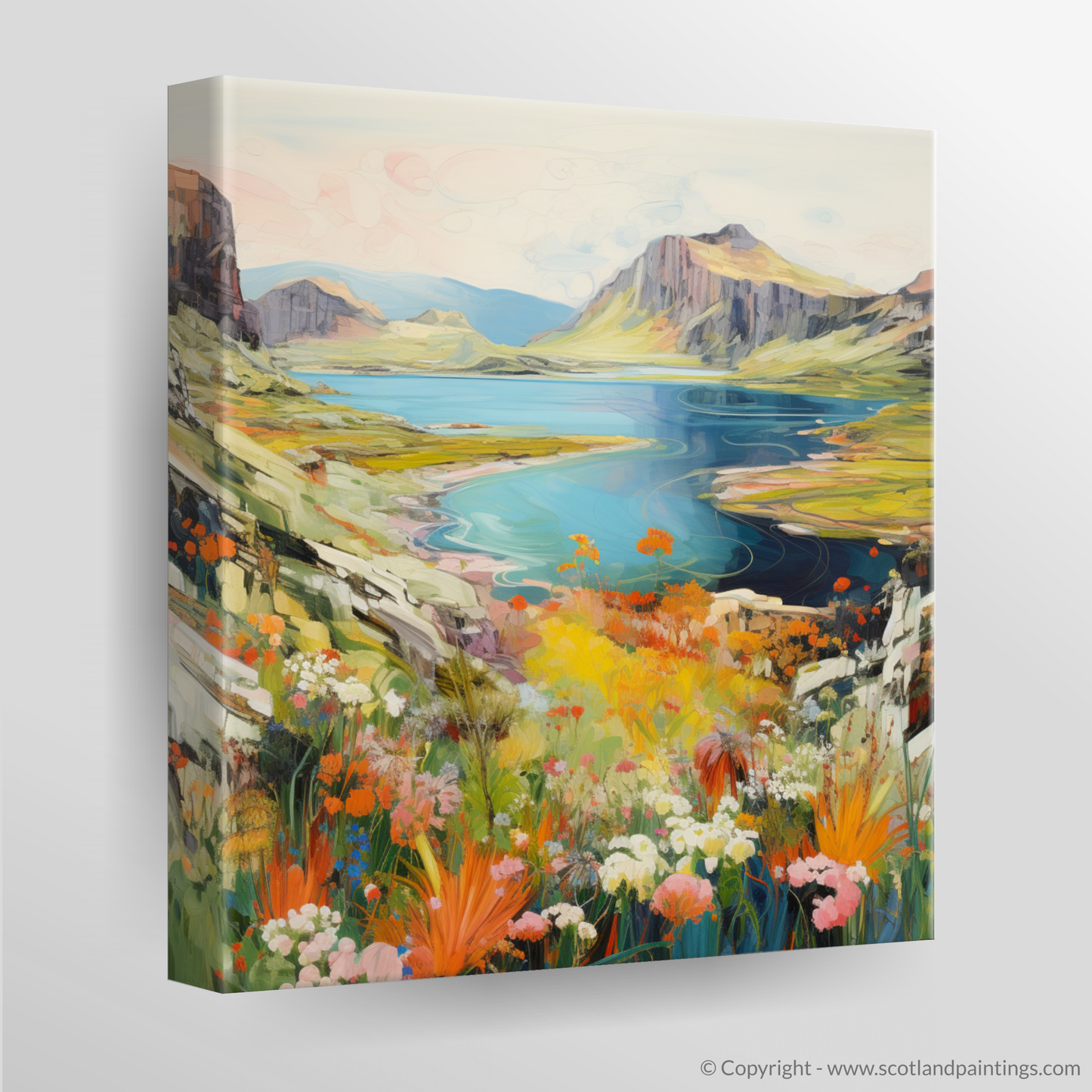 Canvas Print of Isle of Skye, Inner Hebrides in summer