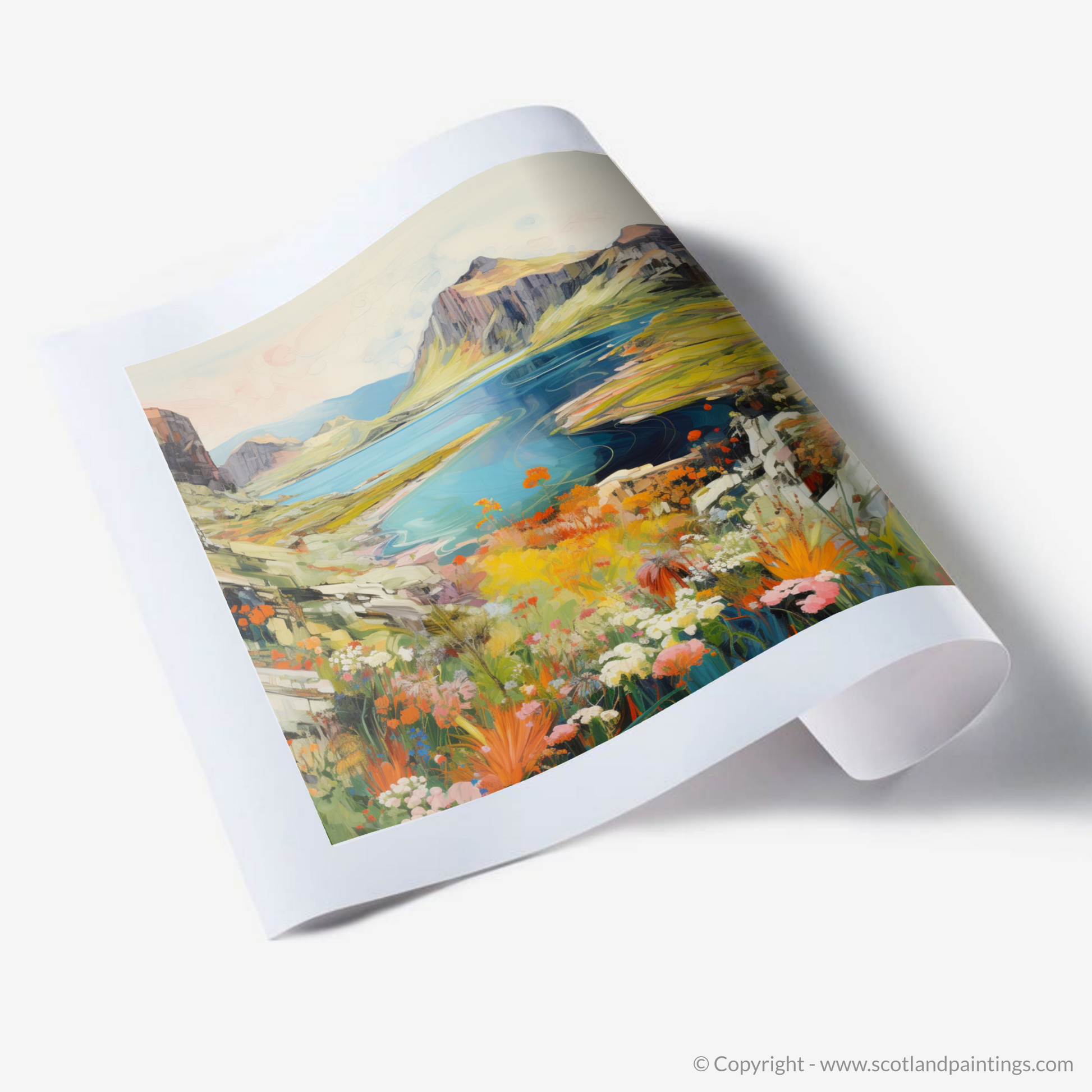 Art Print of Isle of Skye, Inner Hebrides in summer