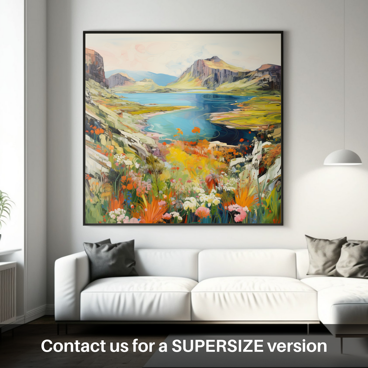 Huge supersize print of Isle of Skye, Inner Hebrides in summer