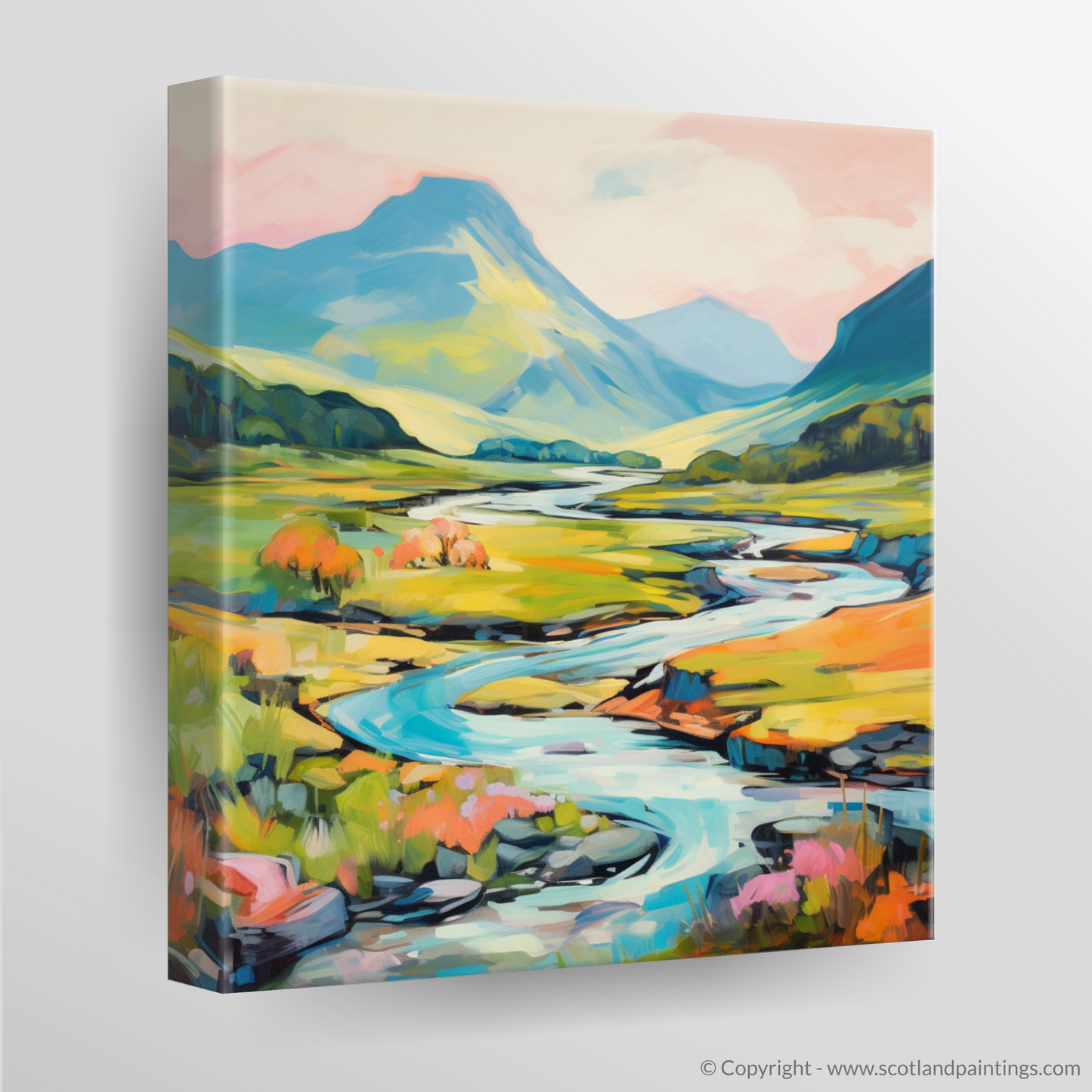 Canvas Print of Glen Sannox, Isle of Arran in summer