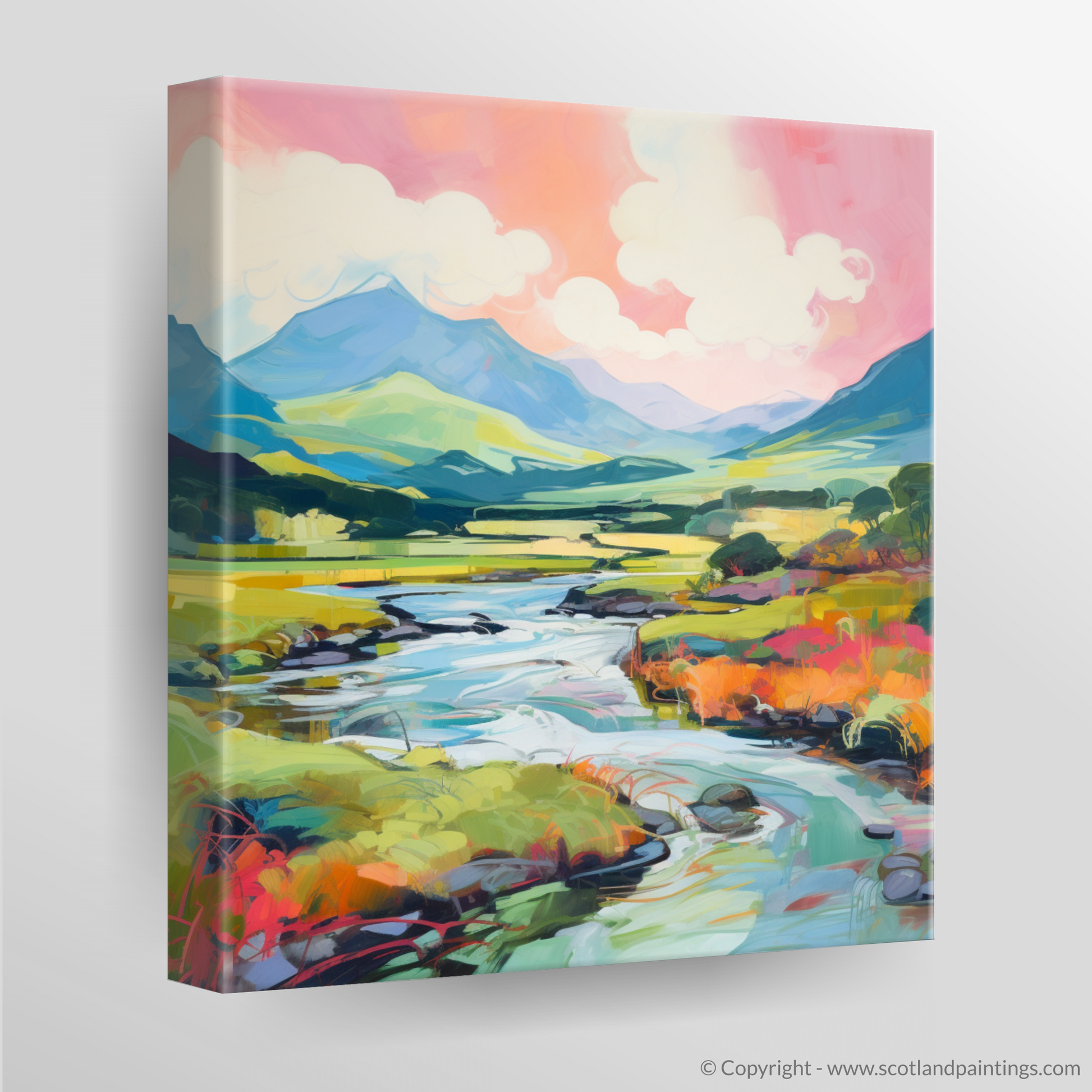 Canvas Print of Glen Sannox, Isle of Arran in summer