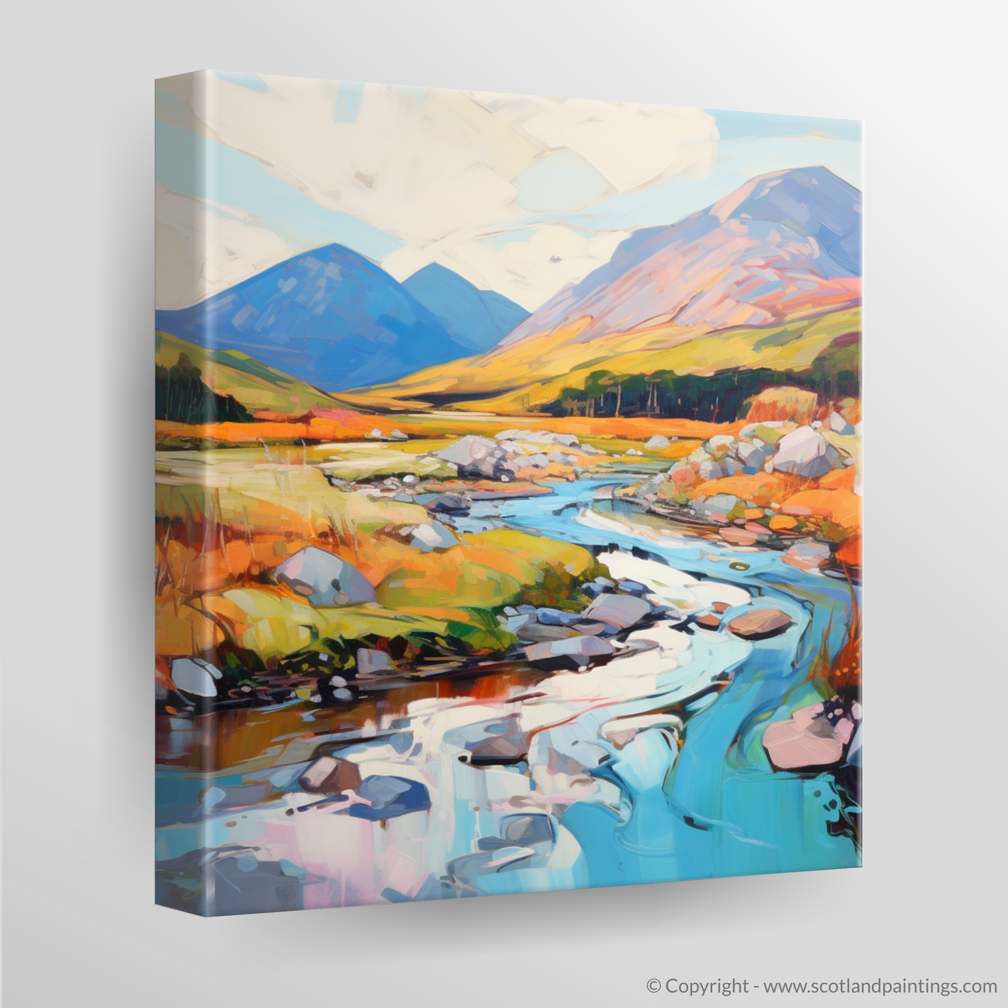 Canvas Print of Glen Sannox, Isle of Arran in summer