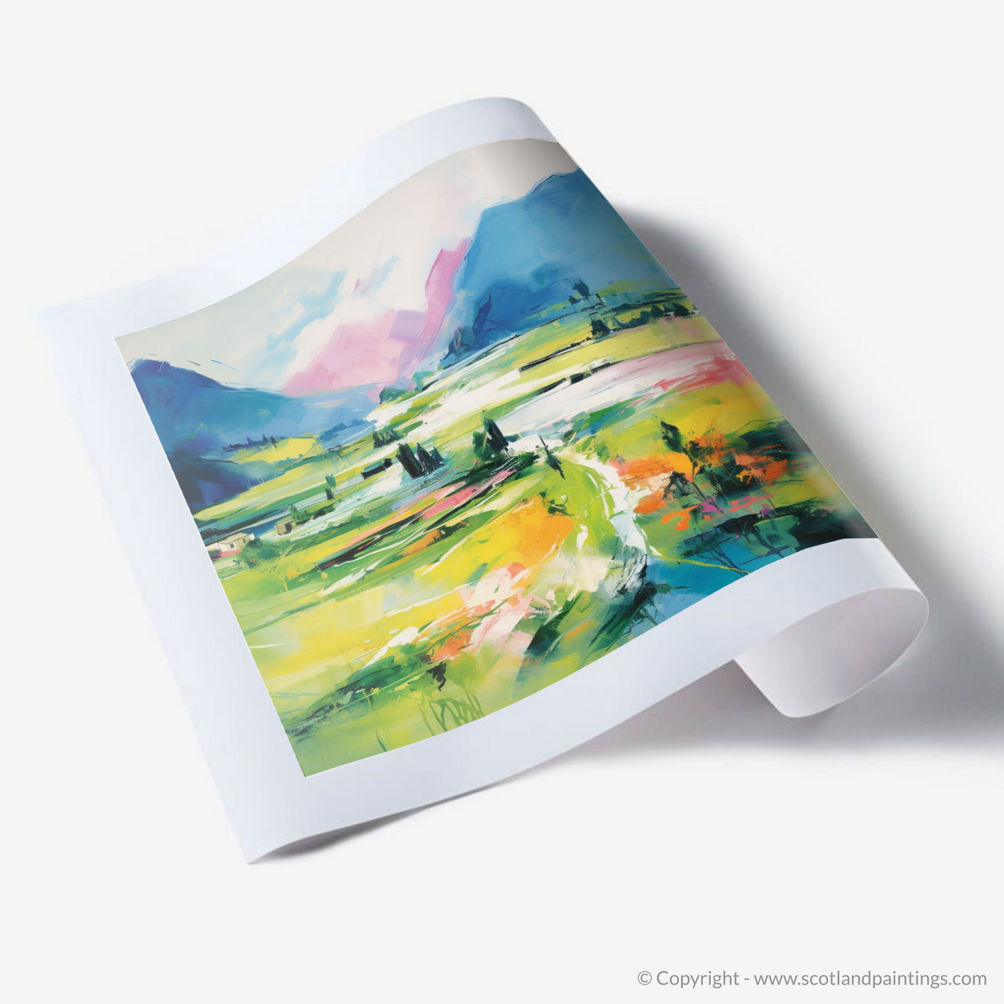 Art Print of Glenfinnan, Highlands in summer