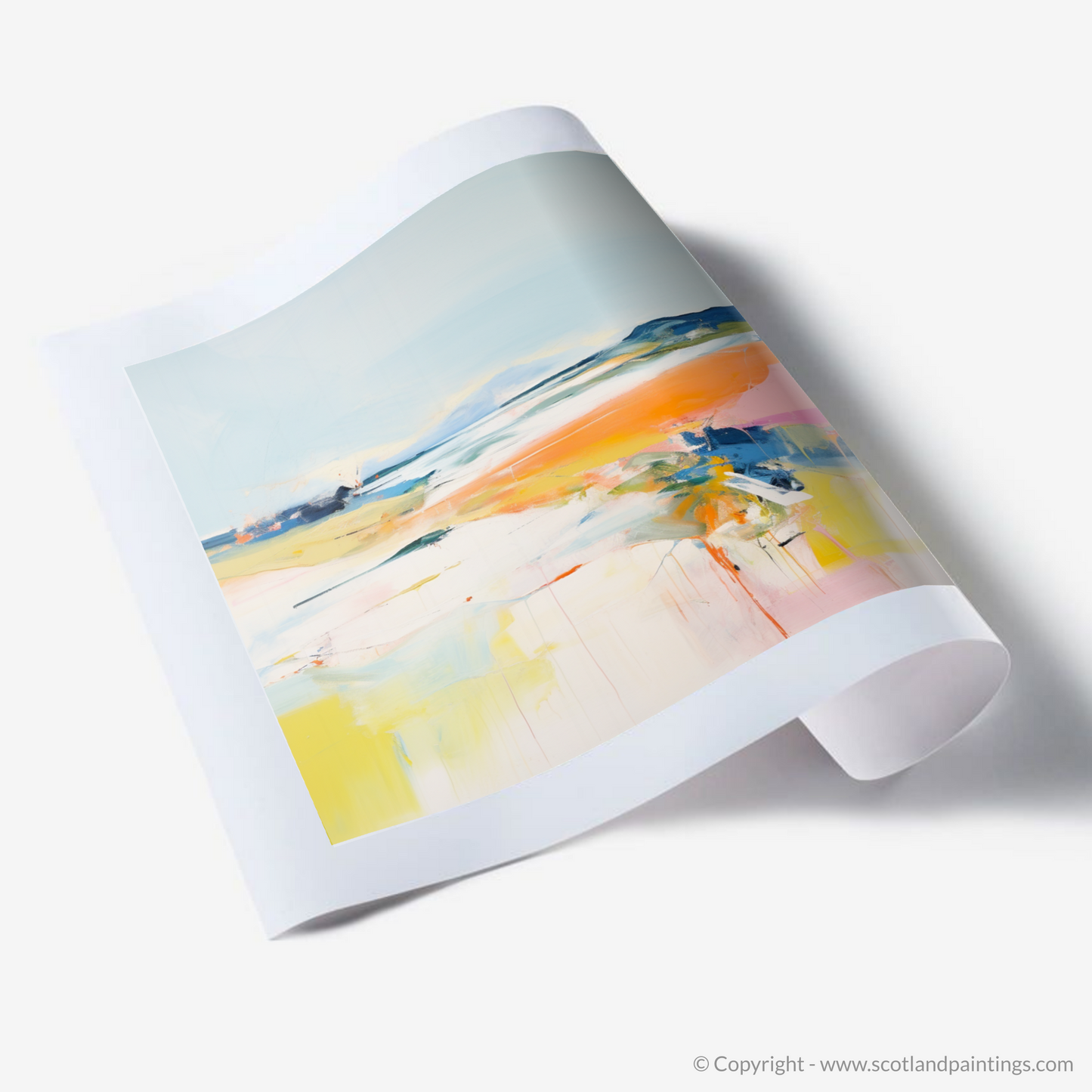 Art Print of Isle of Tiree, Inner Hebrides in summer