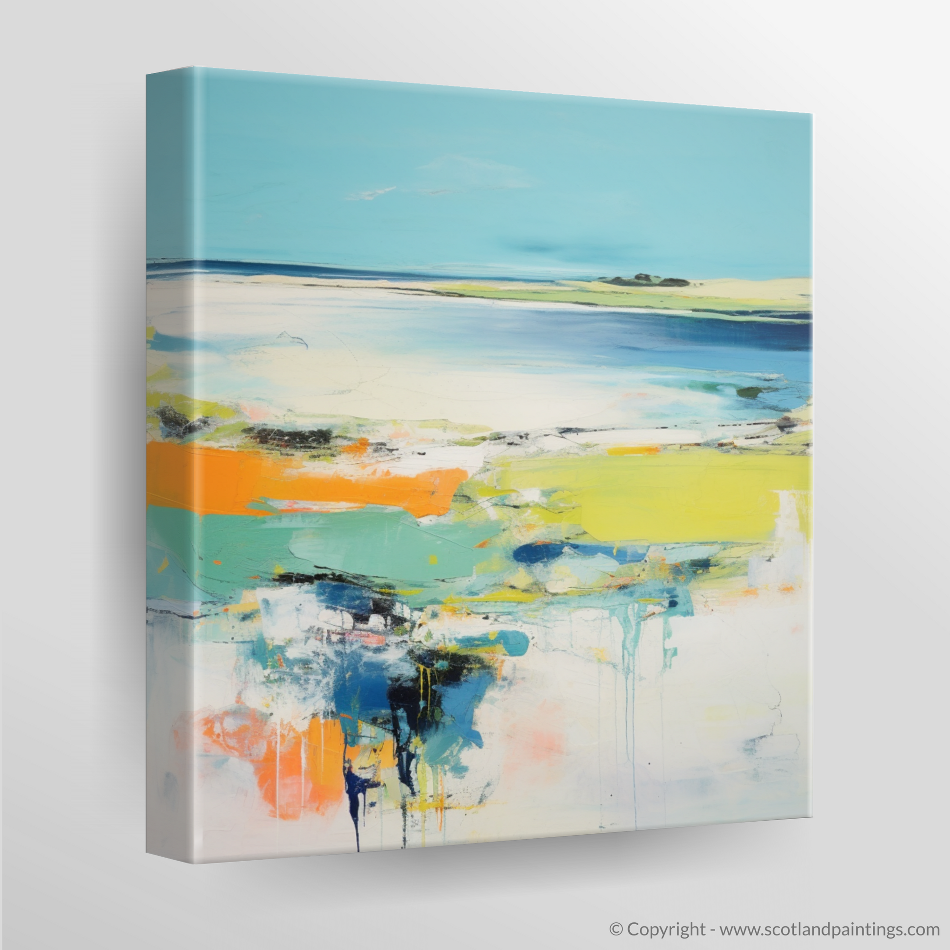 Canvas Print of Isle of Tiree, Inner Hebrides in summer