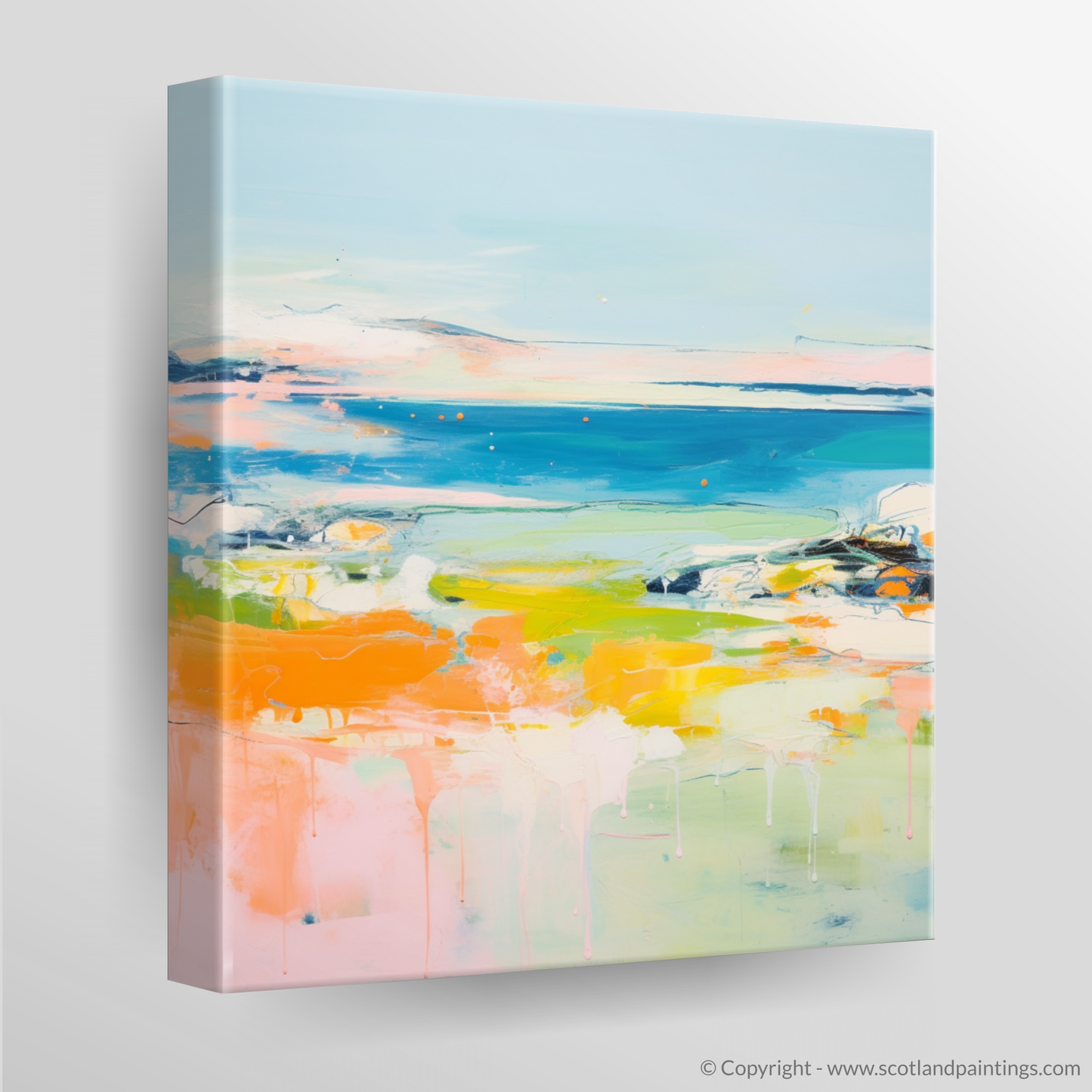 Canvas Print of Isle of Tiree, Inner Hebrides in summer