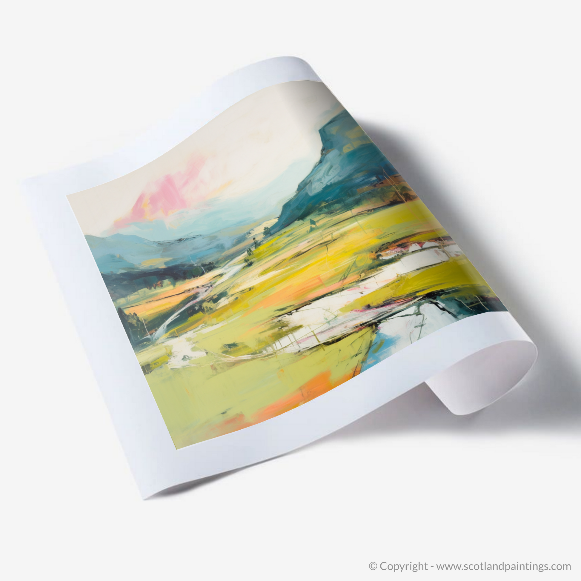 Art Print of Glen Tilt, Perthshire in summer