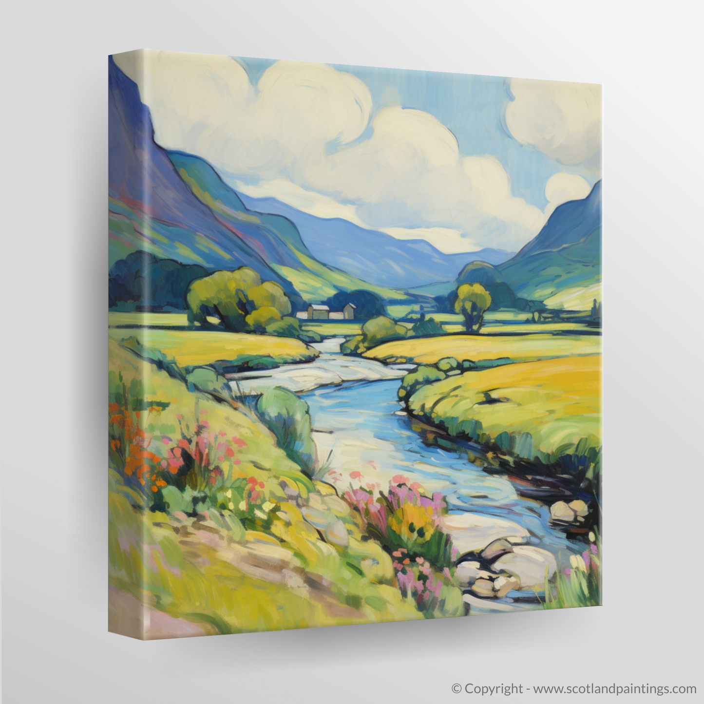 Canvas Print of Glen Falloch, Argyll and Bute in summer