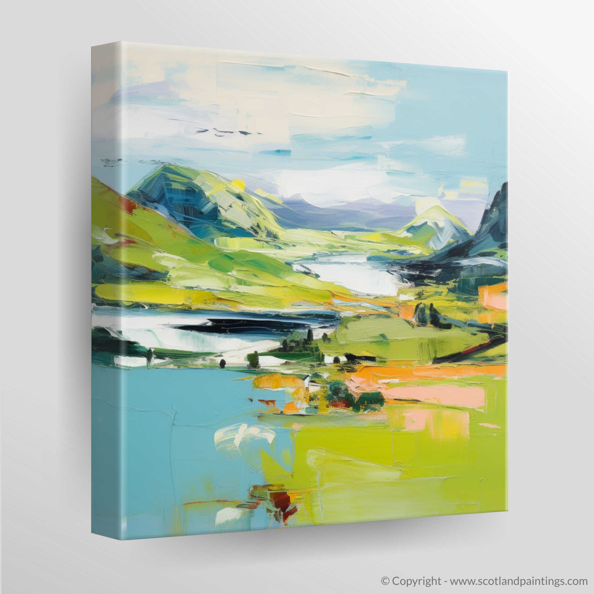 Canvas Print of Loch Glencoul, Sutherland in summer