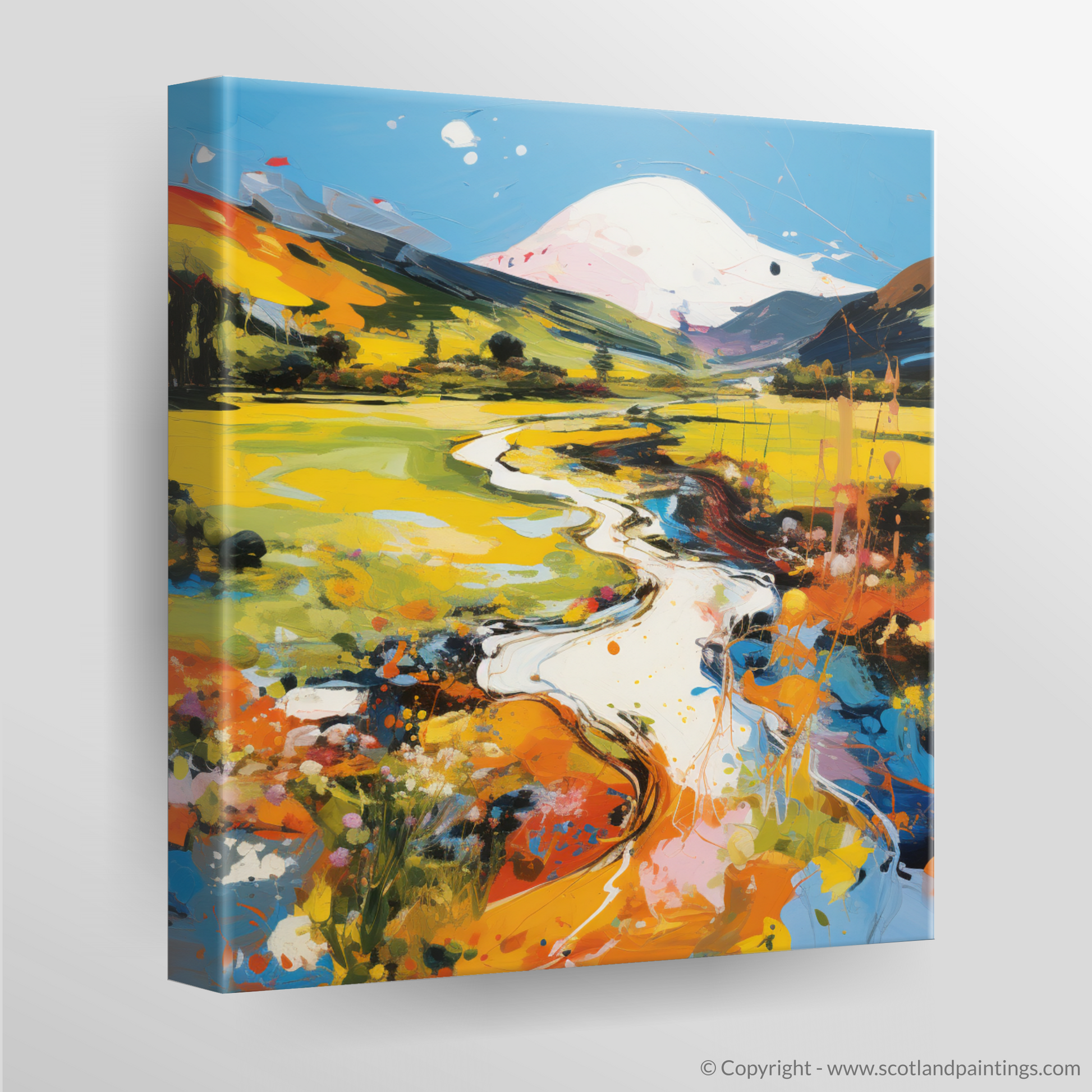 Canvas Print of Glen Roy, Highlands in summer