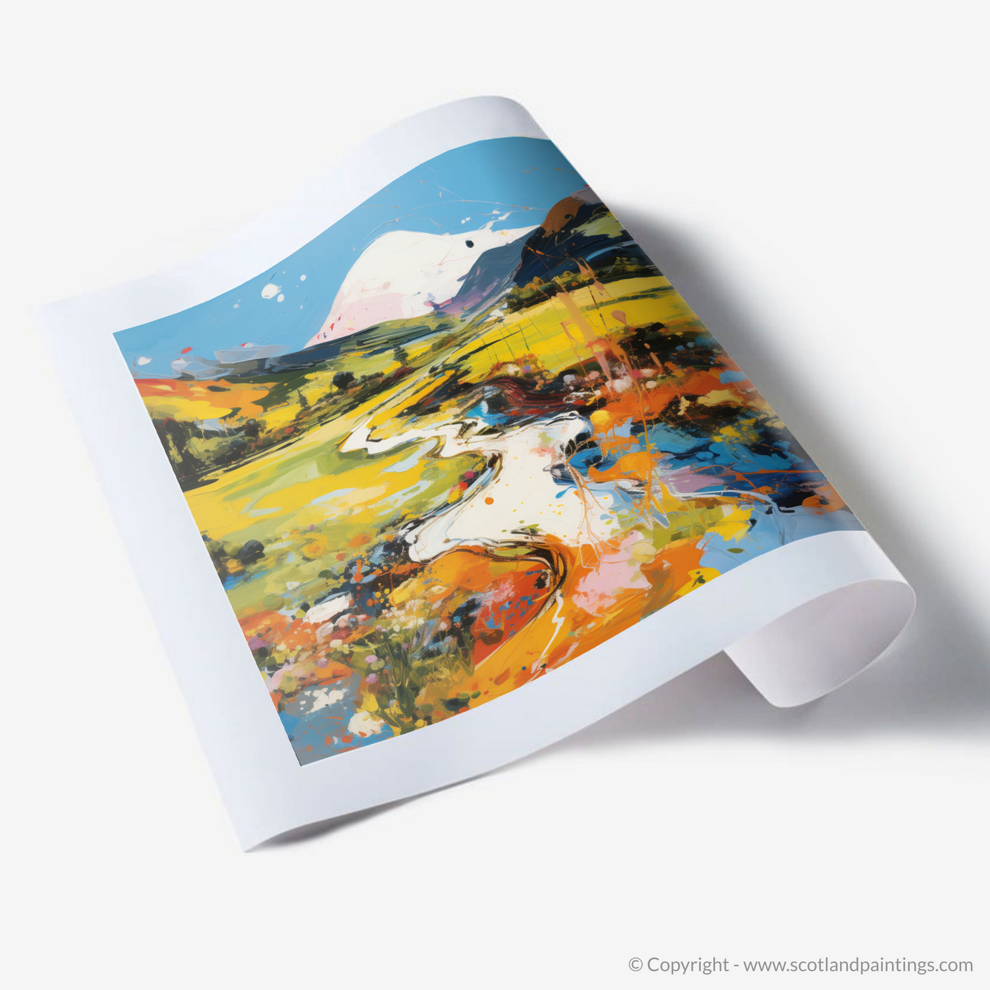 Art Print of Glen Roy, Highlands in summer