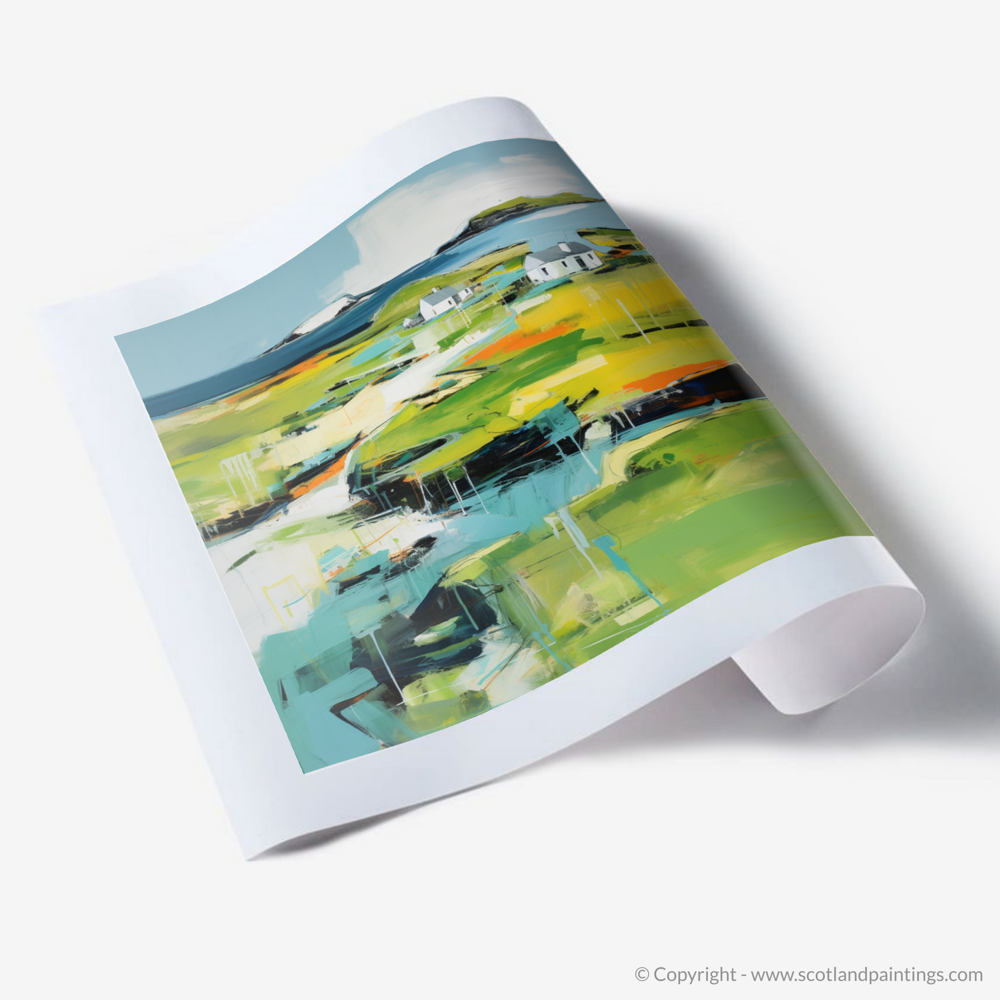 Art Print of Isle of Lewis, Outer Hebrides in summer