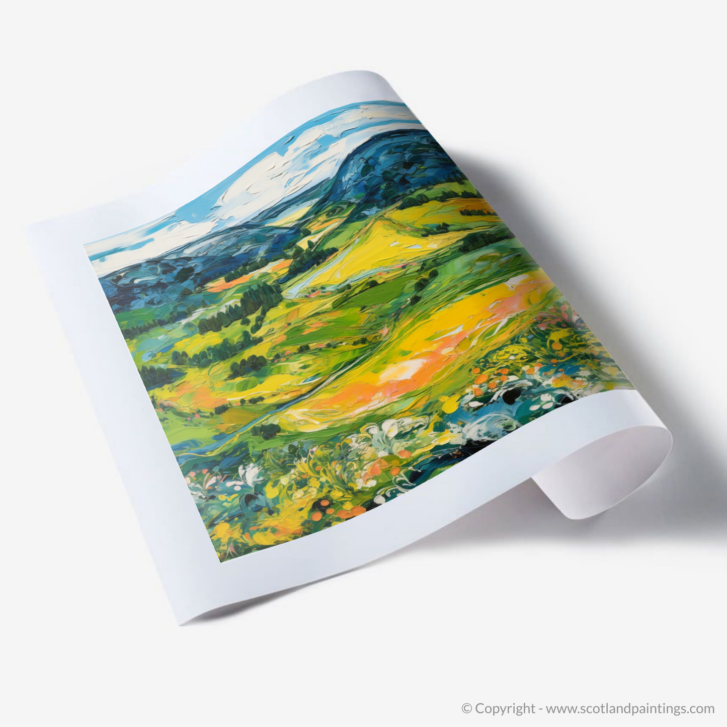 Art Print of Glenlivet, Moray in summer