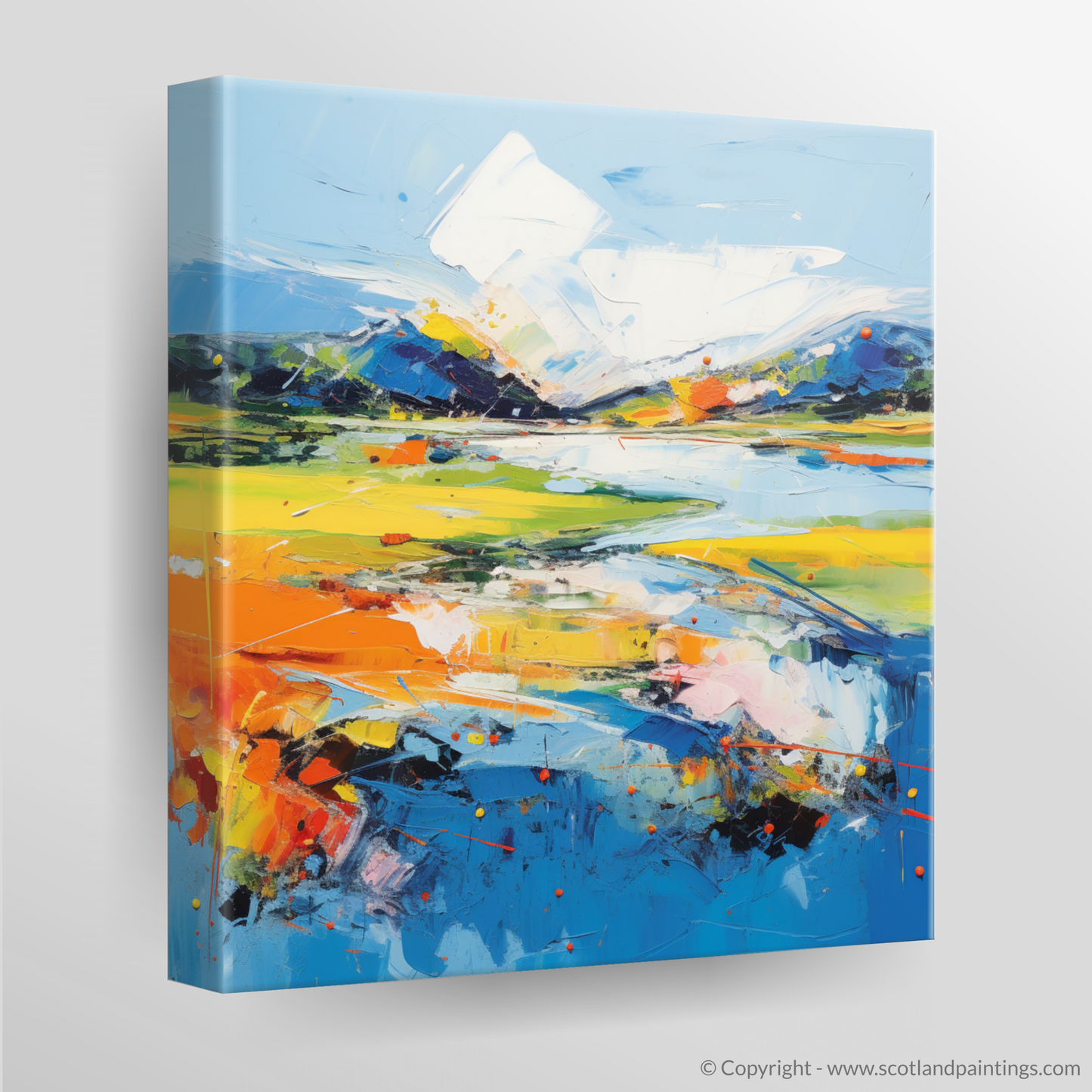 Canvas Print of Loch Doon, Ayrshire in summer