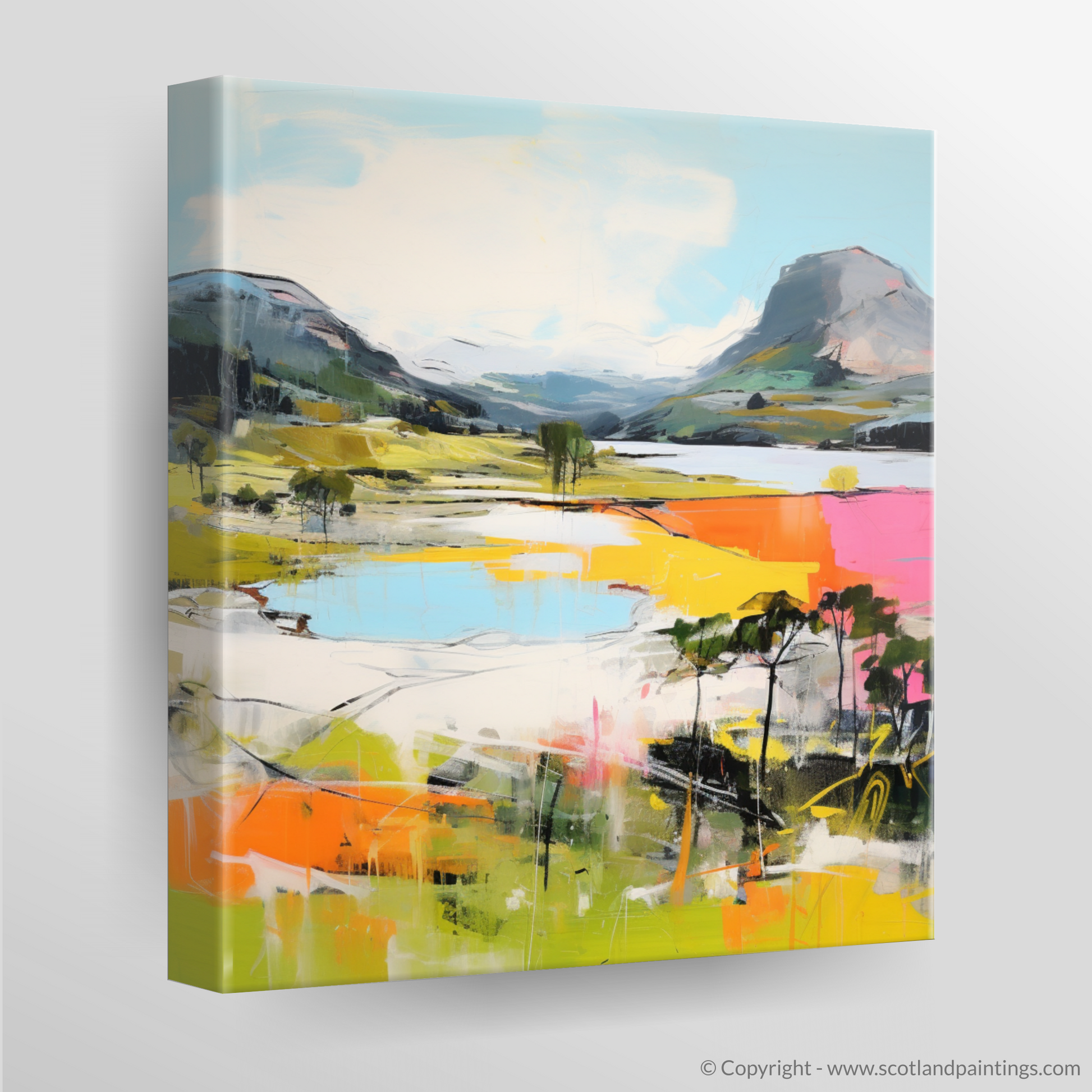 Canvas Print of Loch Maree, Wester Ross in summer
