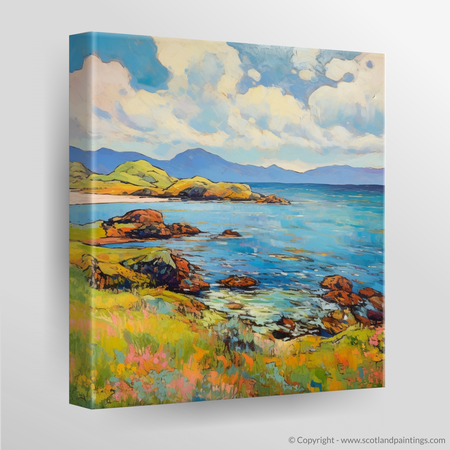 Canvas Print of Isle of Jura, Inner Hebrides in summer