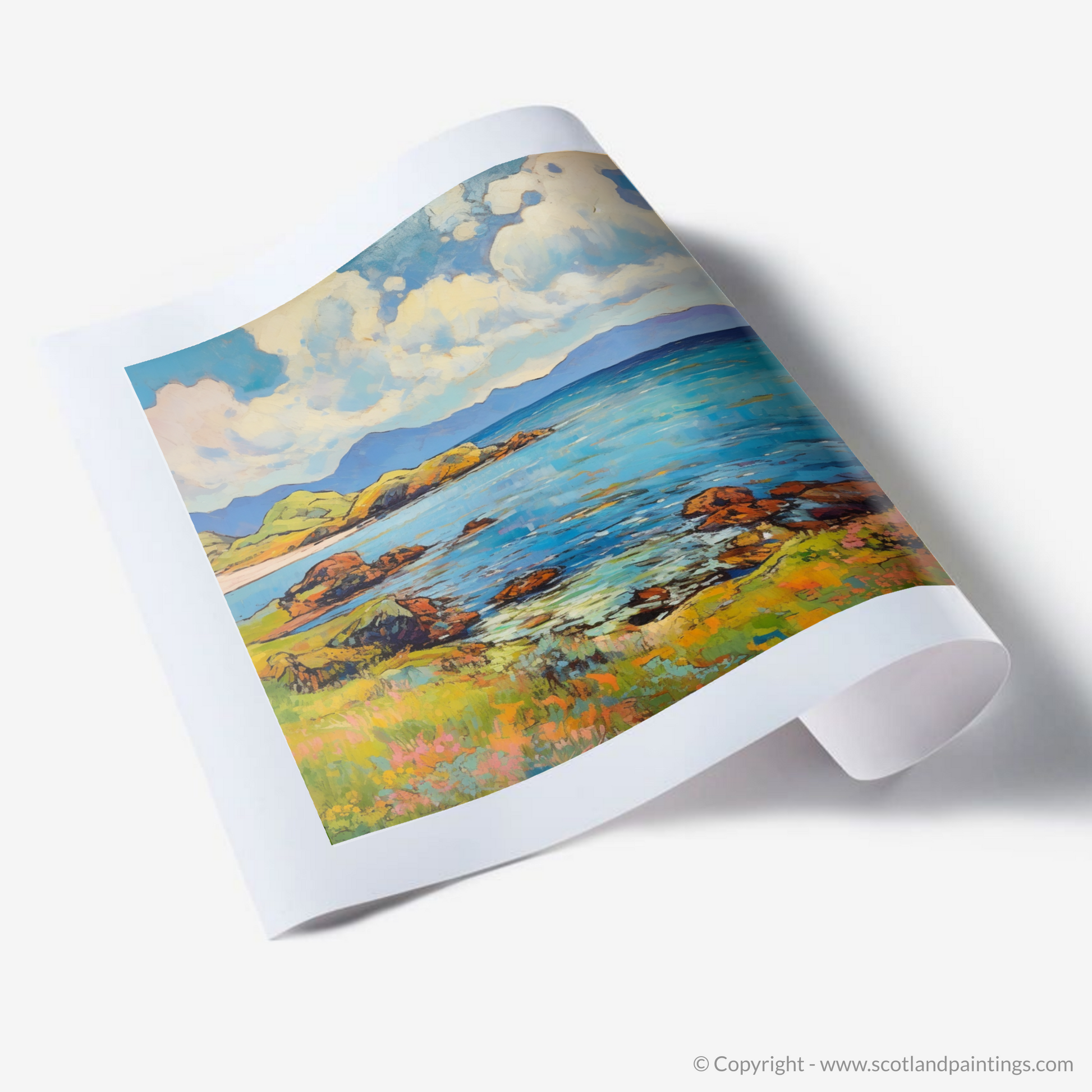 Art Print of Isle of Jura, Inner Hebrides in summer