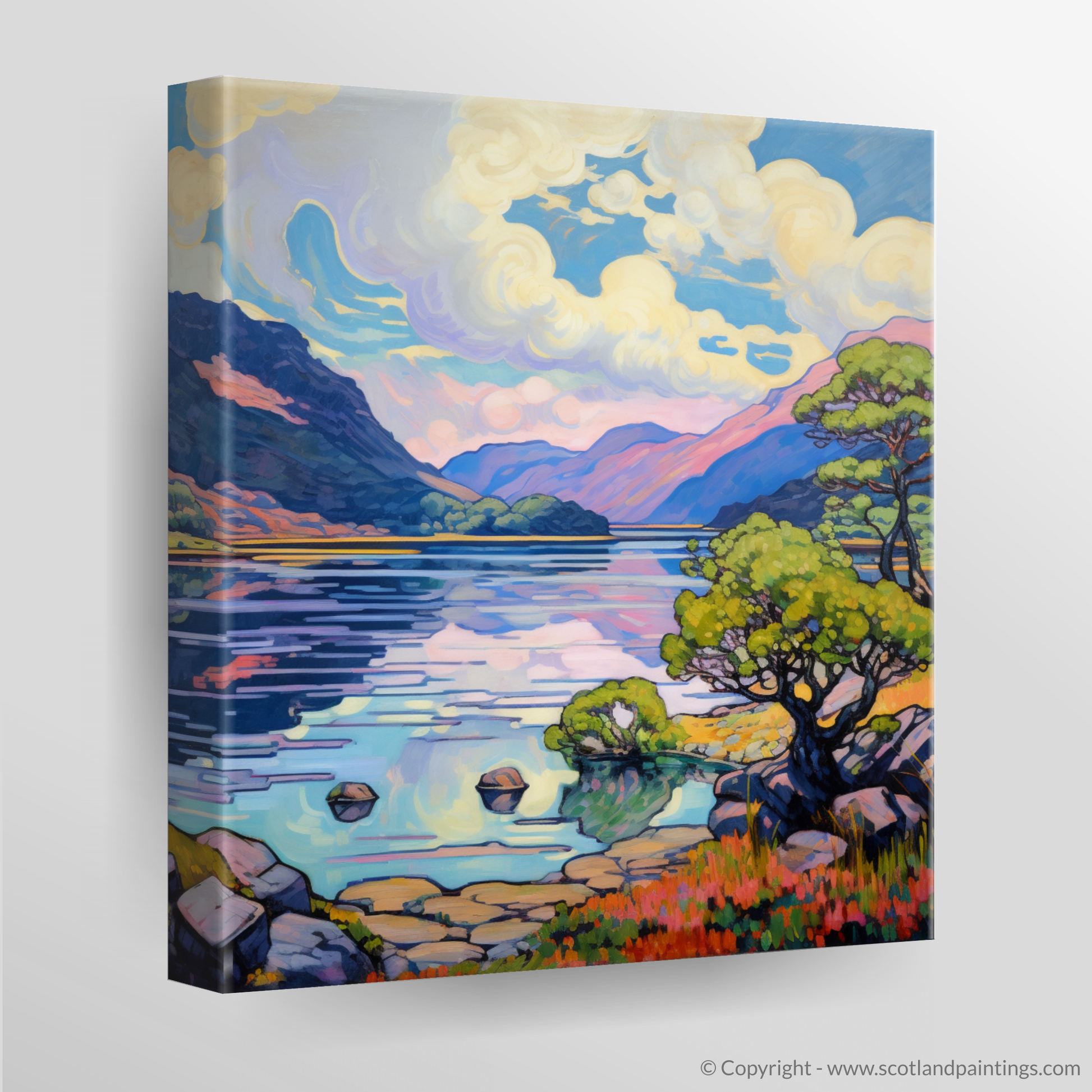 Canvas Print of Loch Morar, Highlands in summer