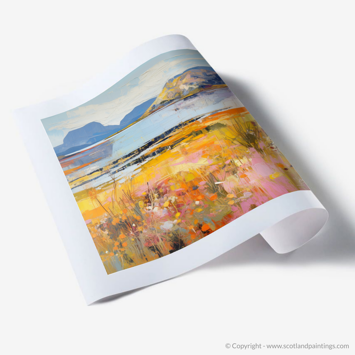 Art Print of Isle of Raasay, Inner Hebrides in summer