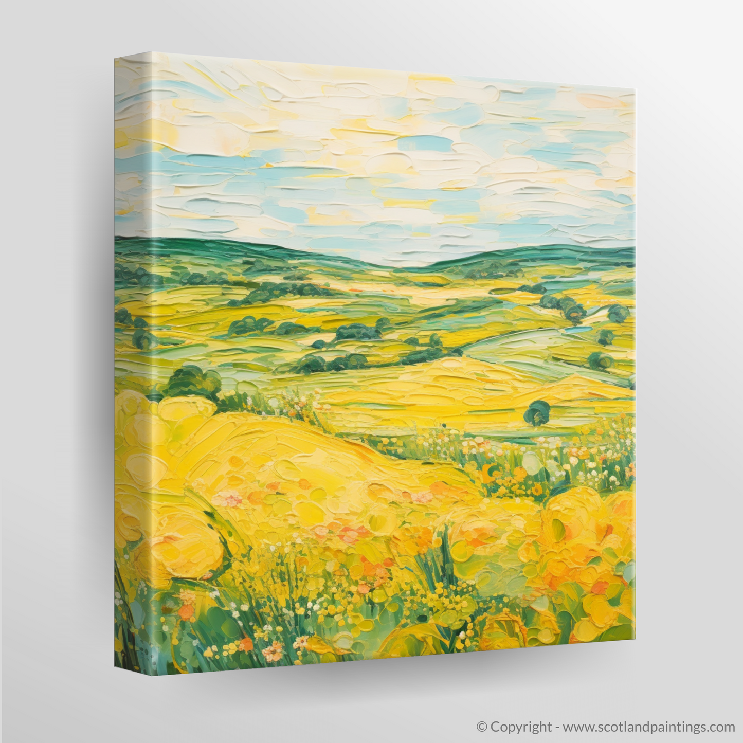 Canvas Print of Glenesk, Angus in summer