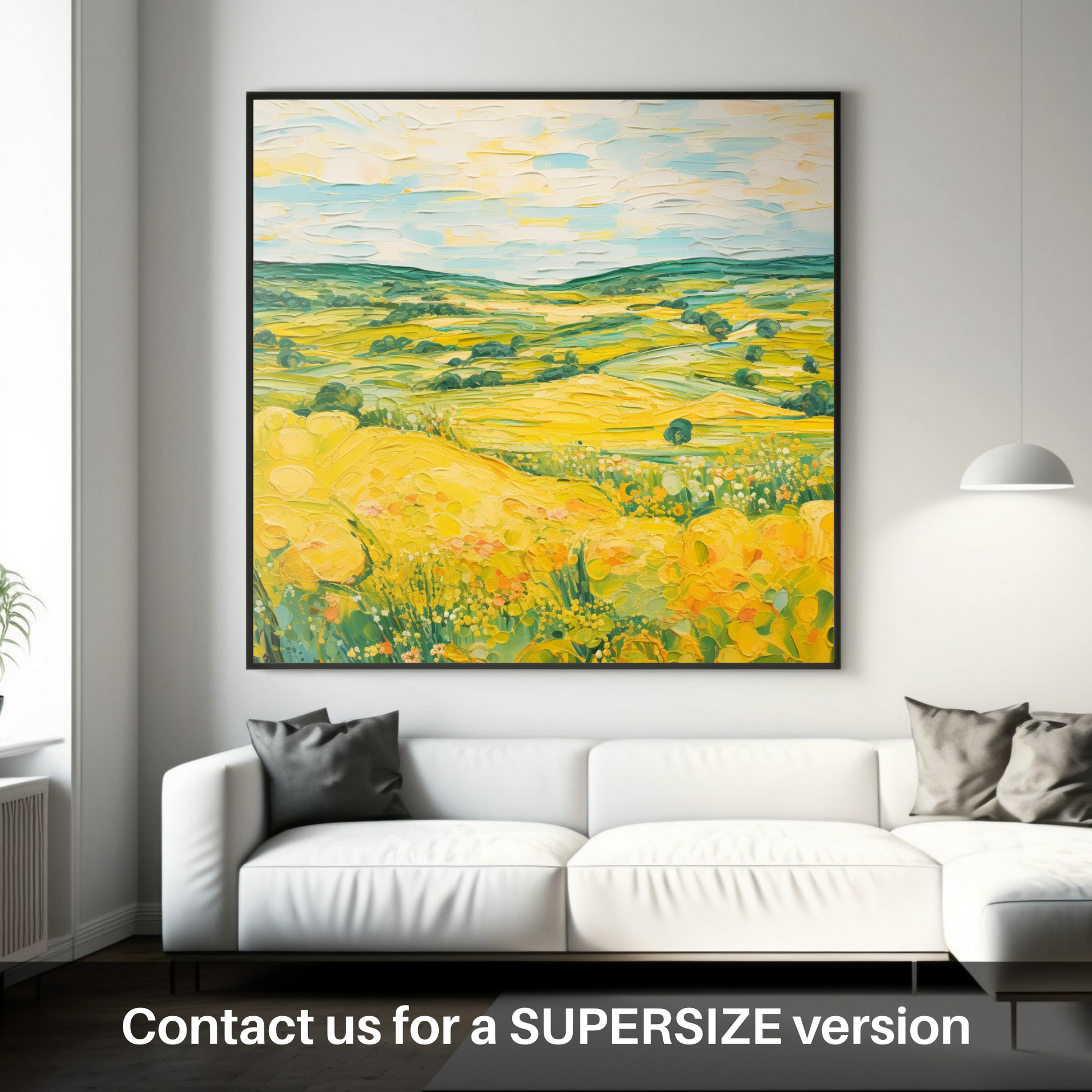 Huge supersize print of Glenesk, Angus in summer