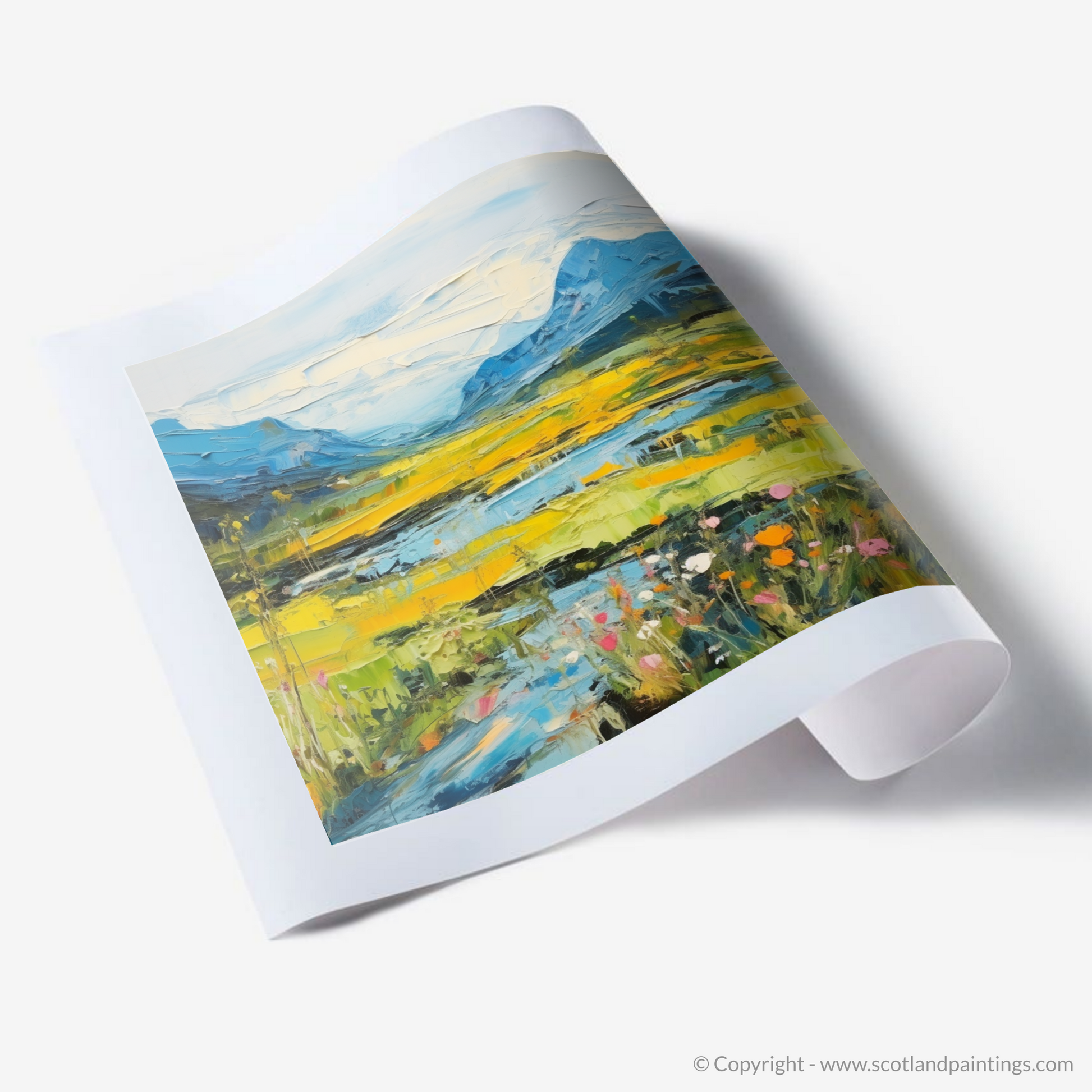 Art Print of Glen Sannox, Isle of Arran in summer