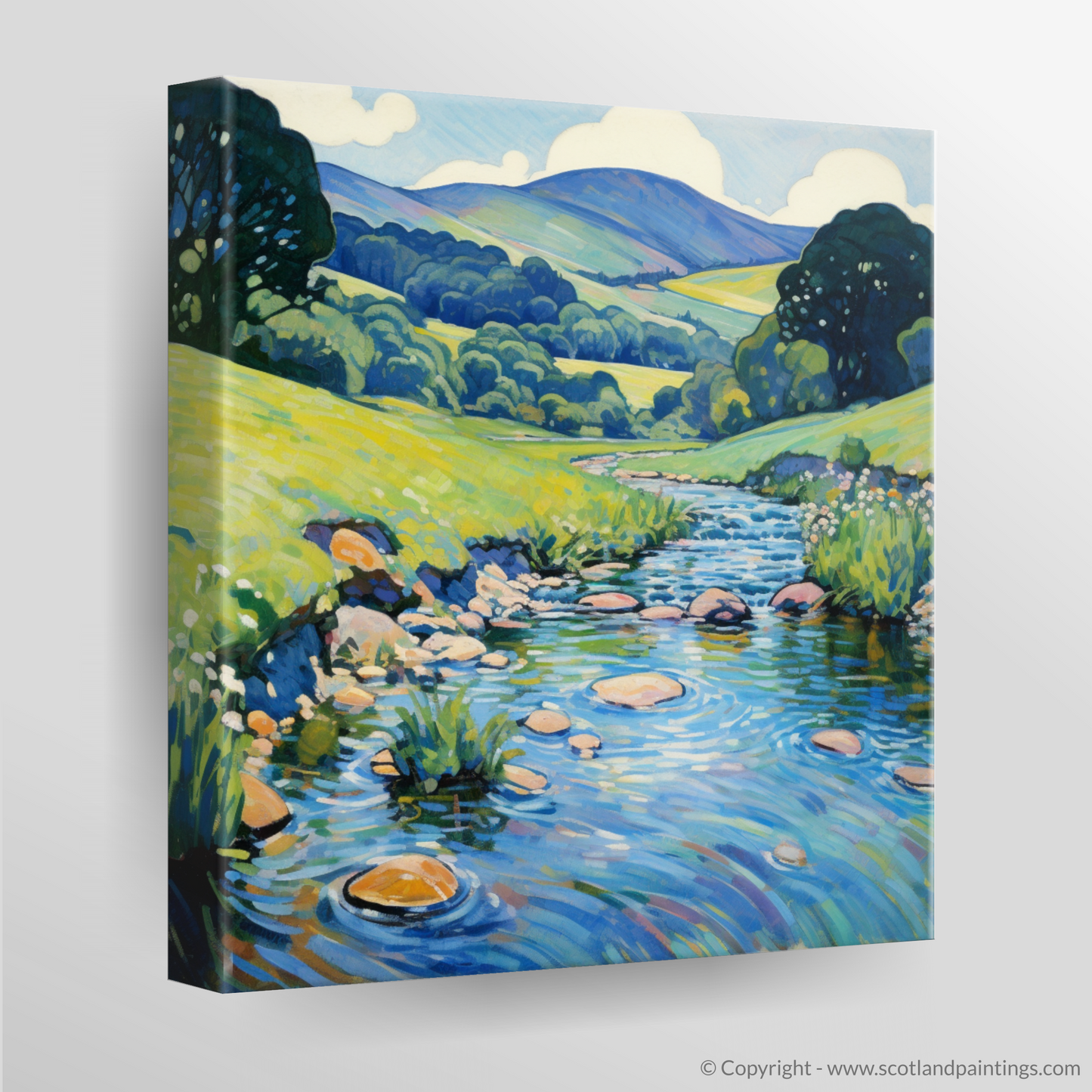 Canvas Print of Glen Tilt, Perthshire in summer