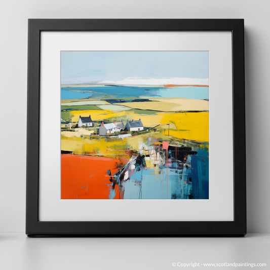 Painting and Art Print of Orkney, North of mainland Scotland in summer. Orkney Summer Serenade.